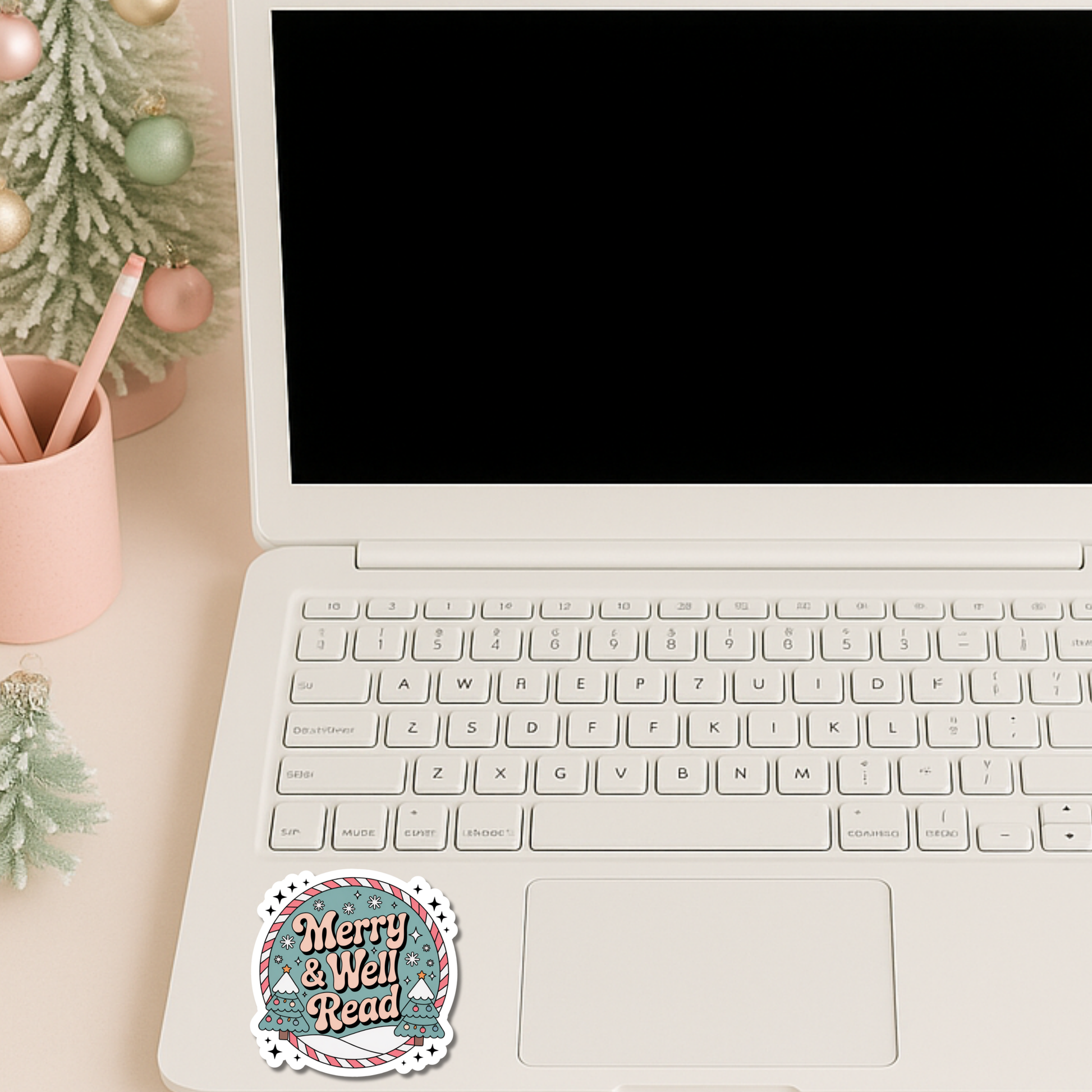 Bookish Christmas Stickers