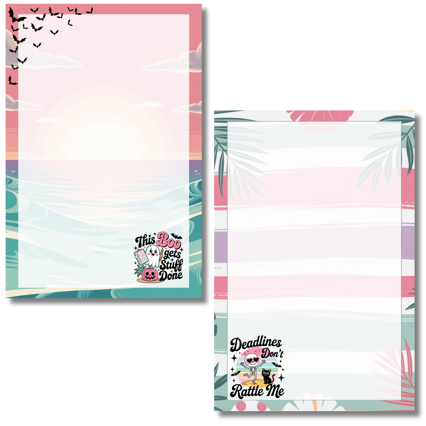 Printable Summerween Notepads