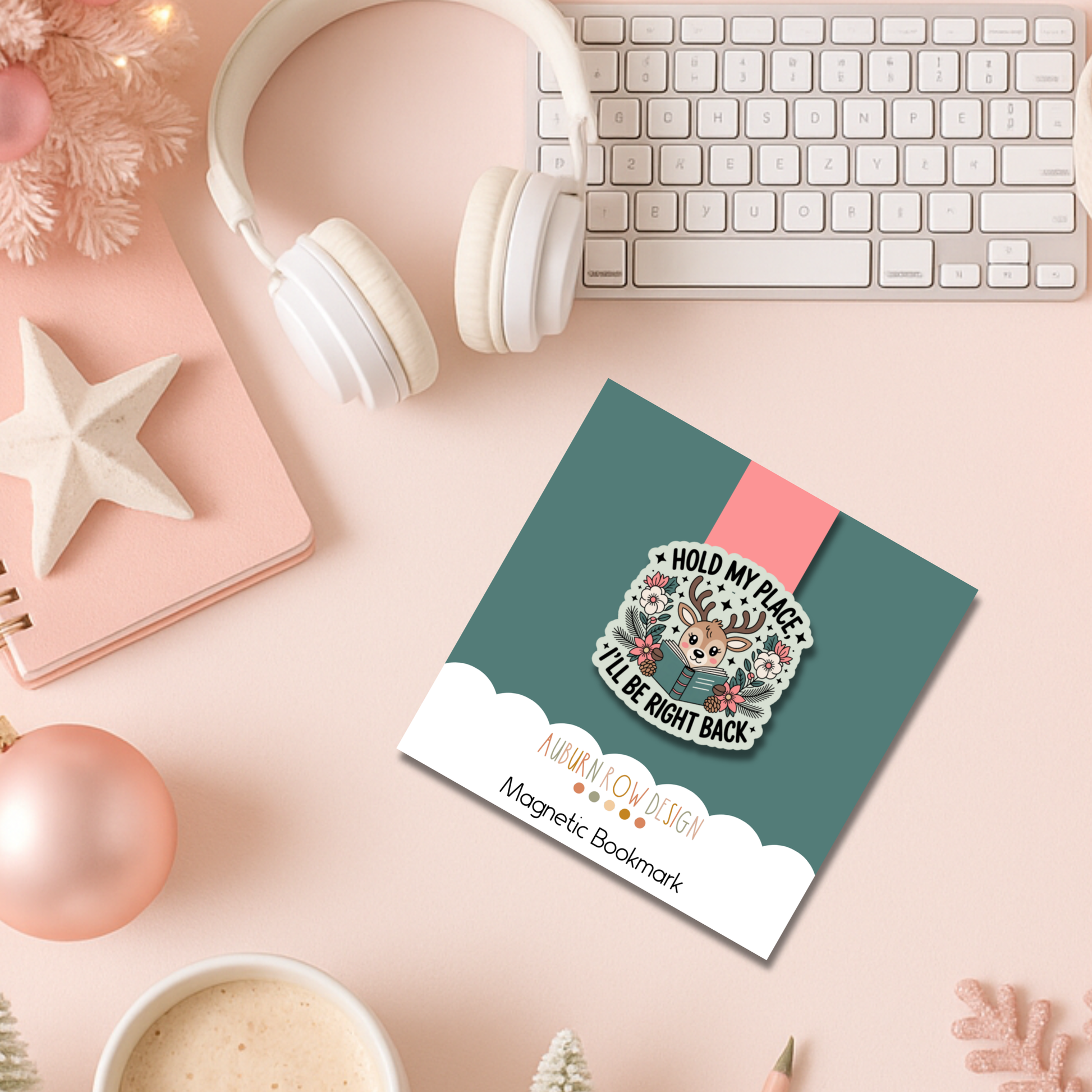 Reindeer Magnetic Bookmark