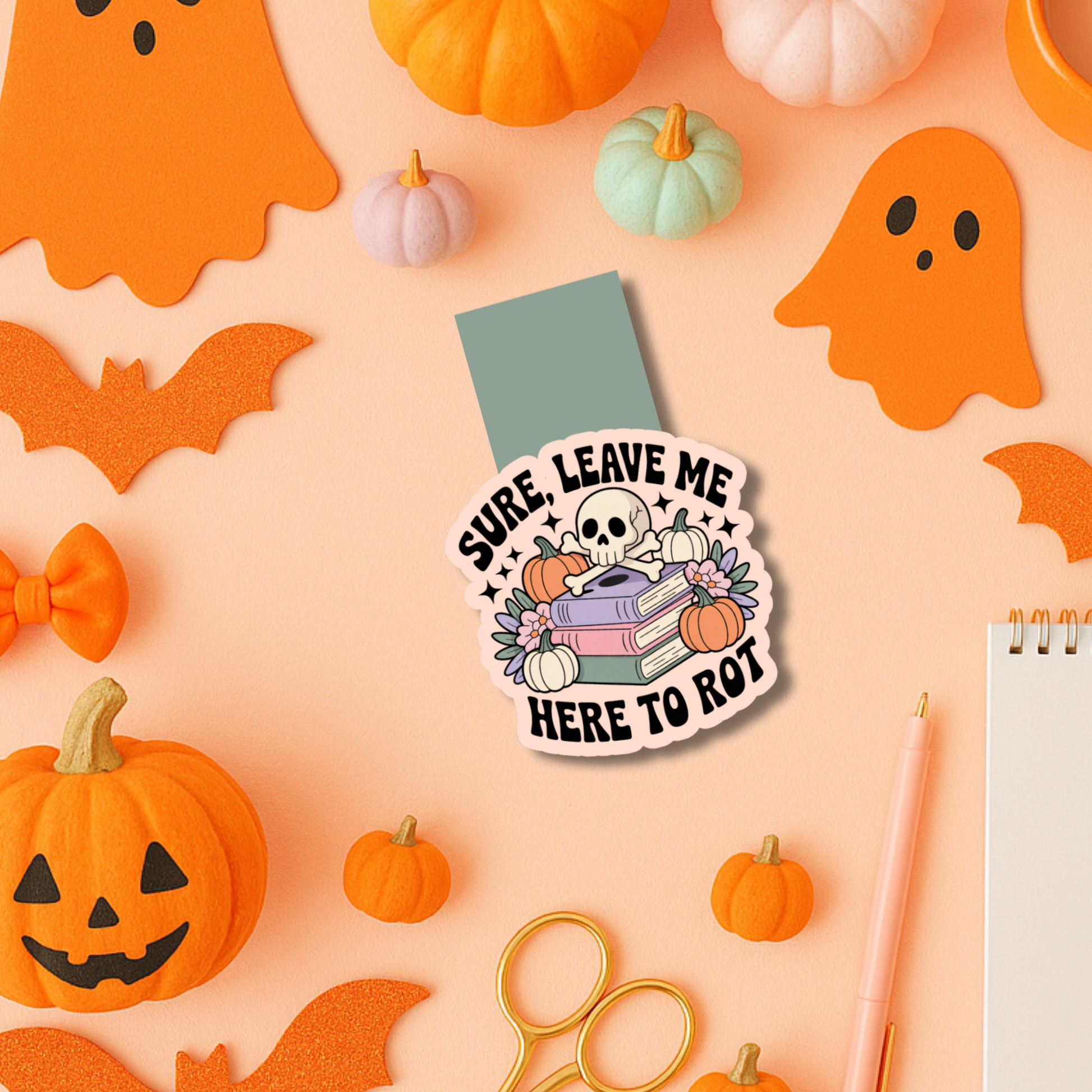 Halloween Magnetic Bookmark