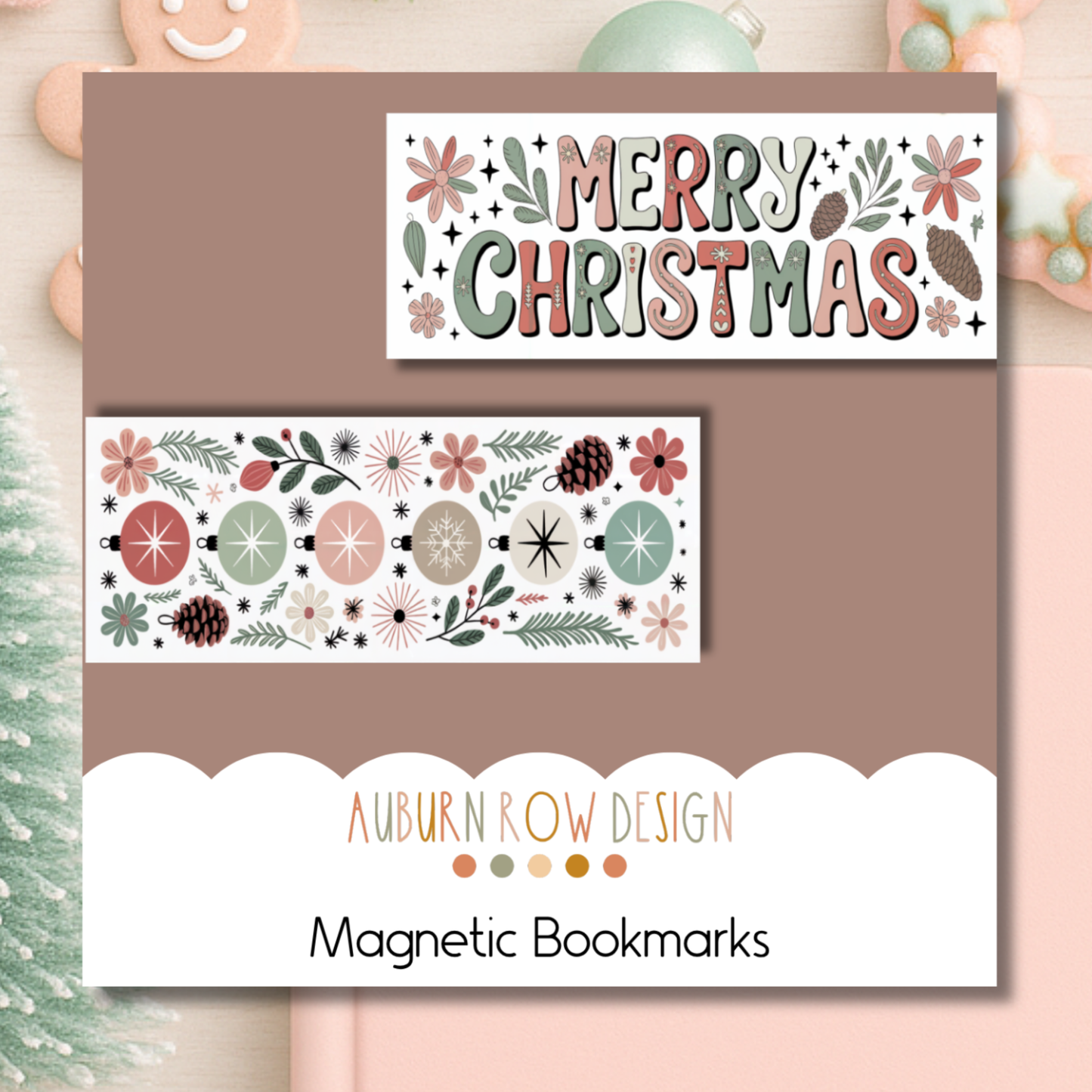 Christmas Magnetic Bookmark