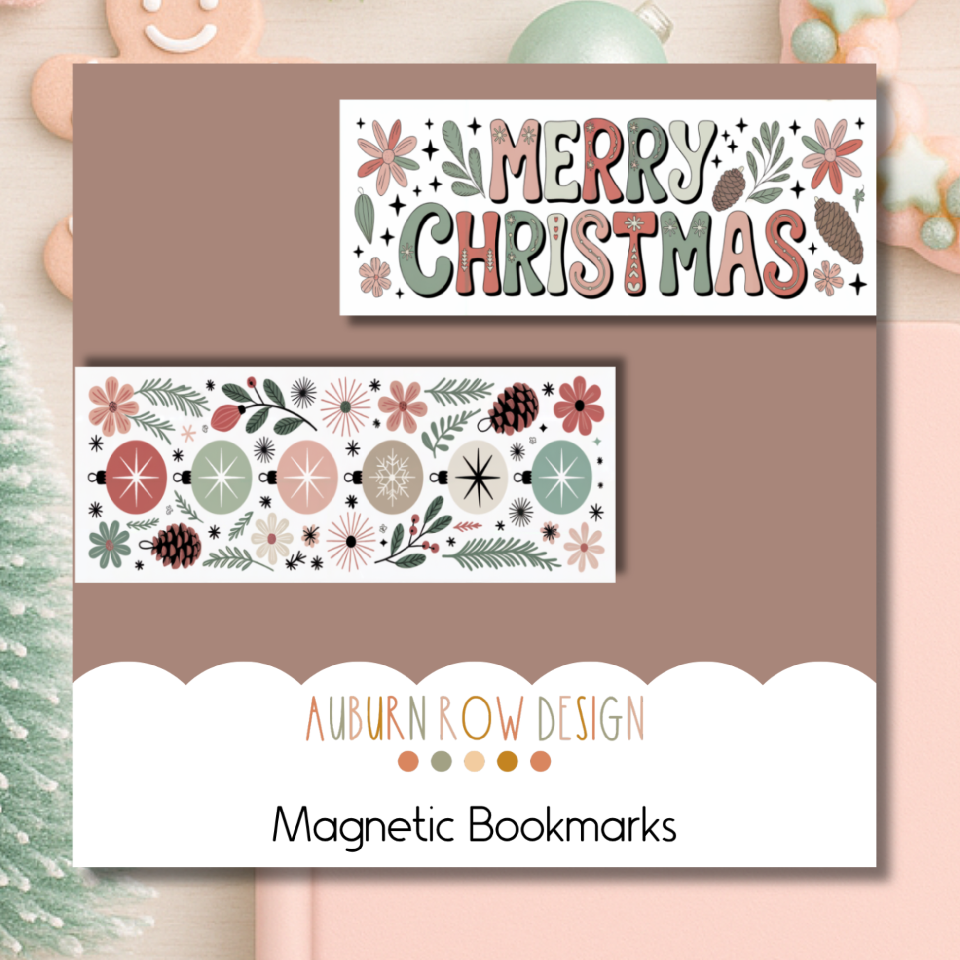 Christmas Magnetic Bookmark