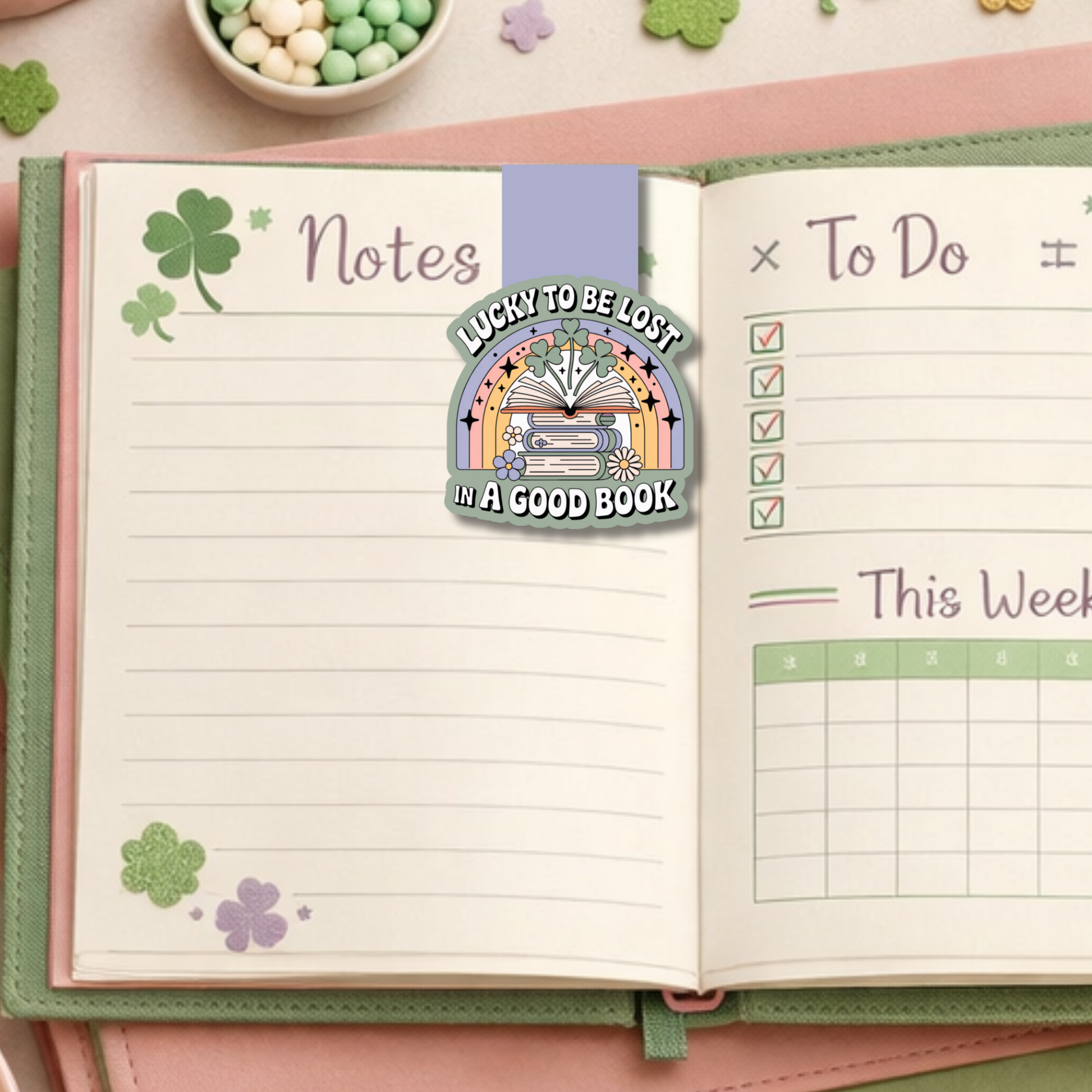 St Patricks Day Magnetic Bookmark