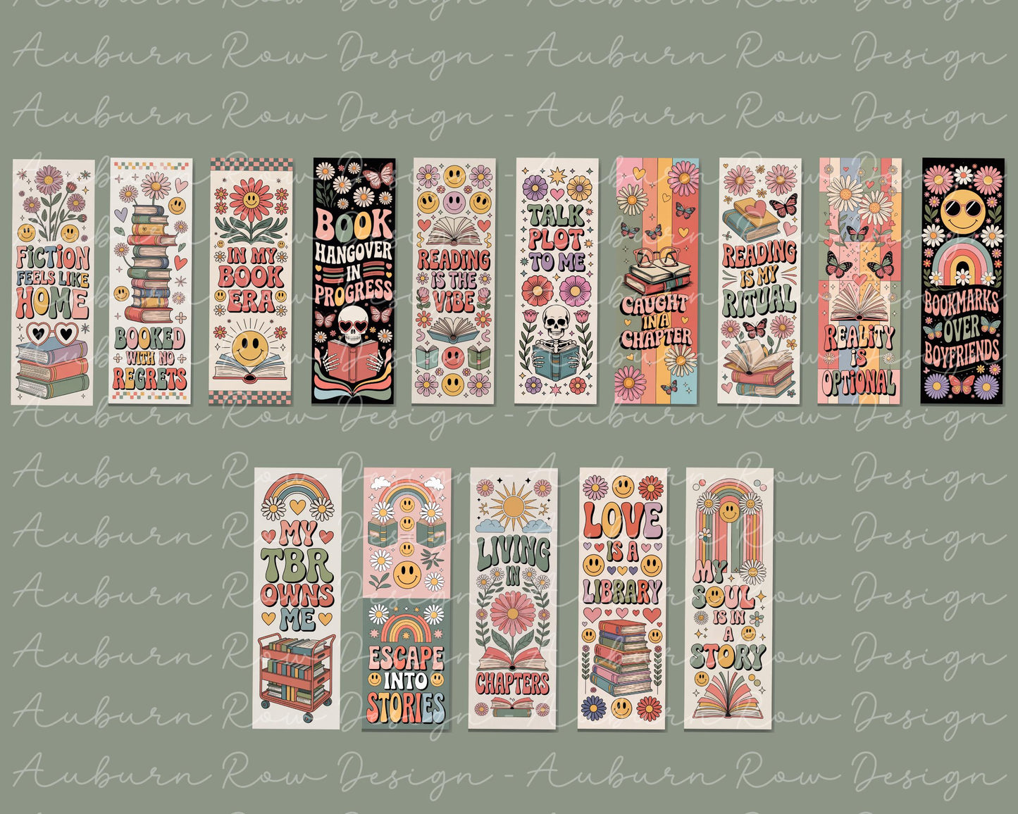 Colorful Book Lover Bookmark Set, Reading Progress Keeper, Literary Gift Ideas, Cute Stationery Accessories for Readers