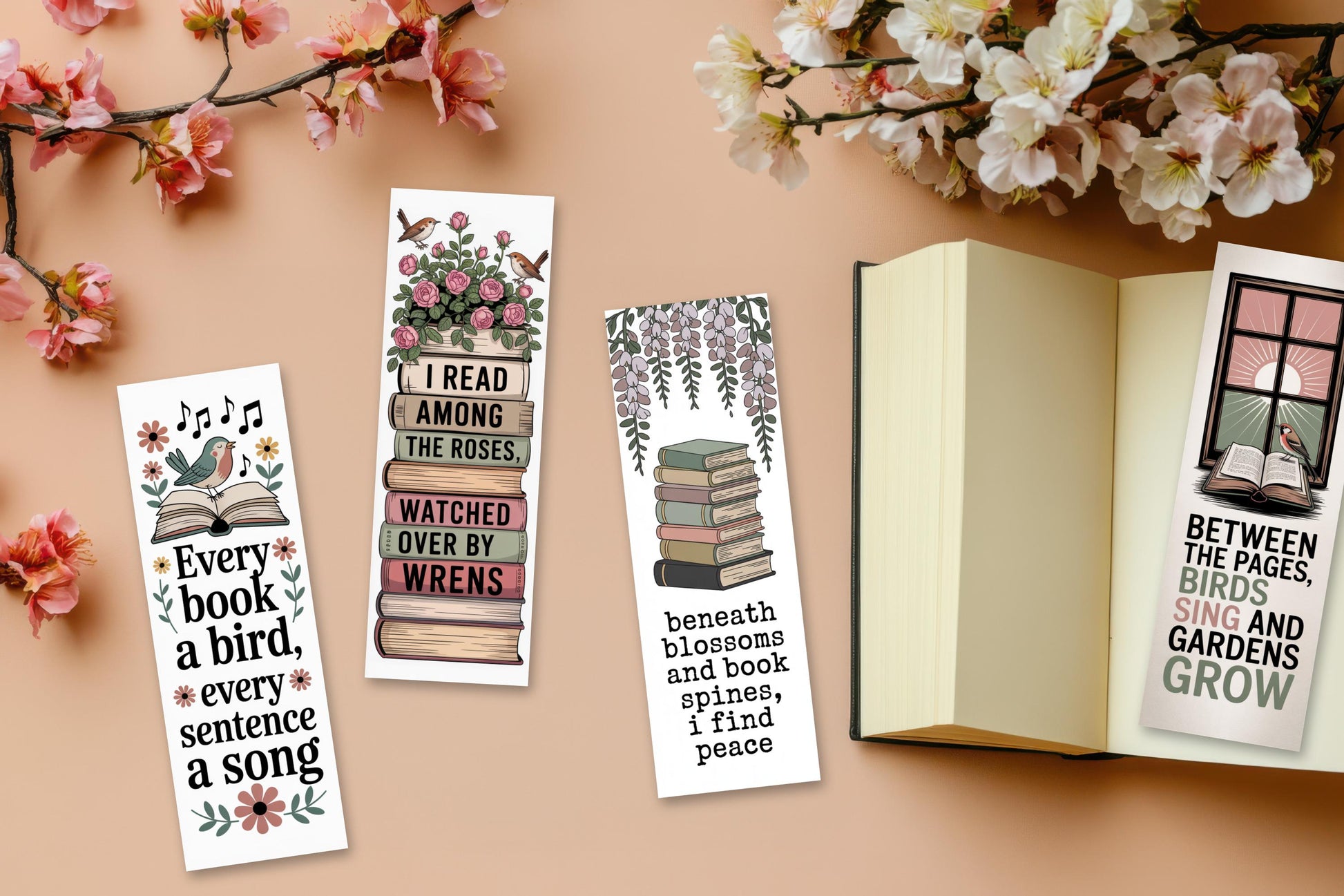 Floral Bookmarks