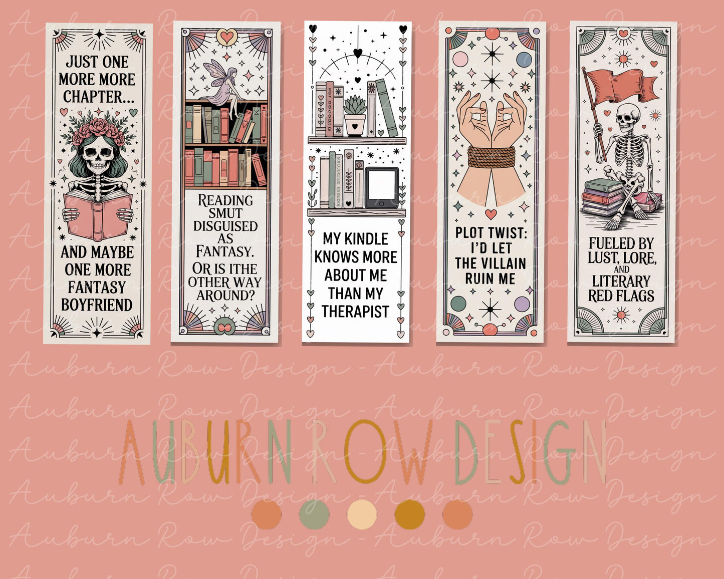 Smut Printable Bookmarks