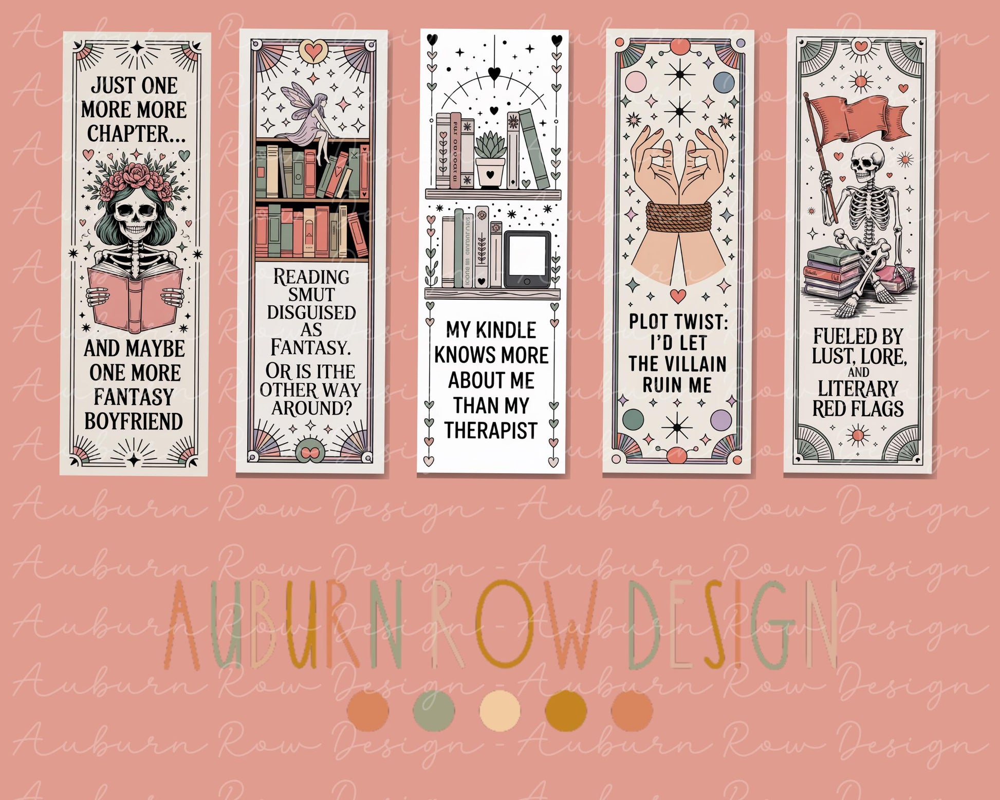 Smut Printable Bookmarks