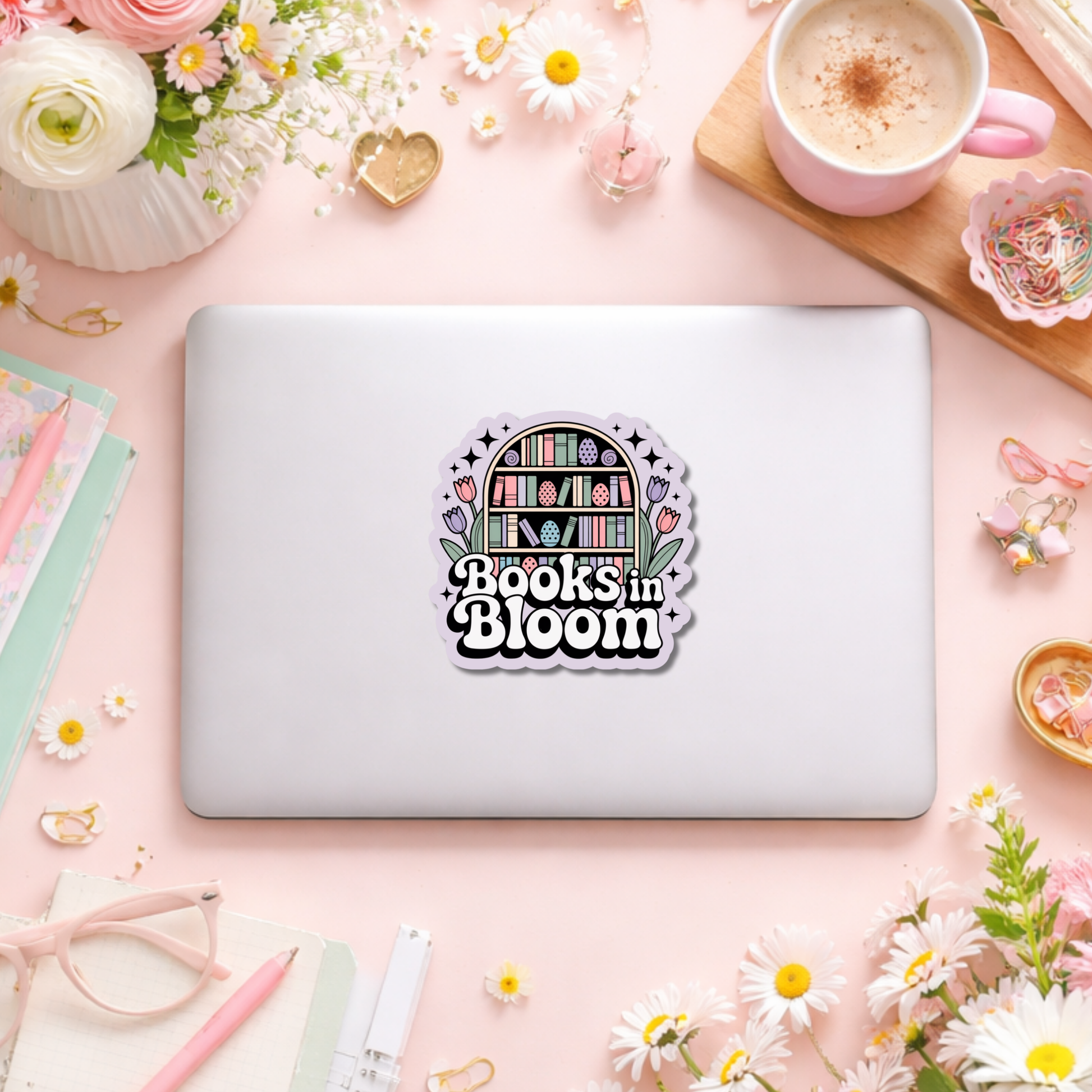 easter bookish sticker