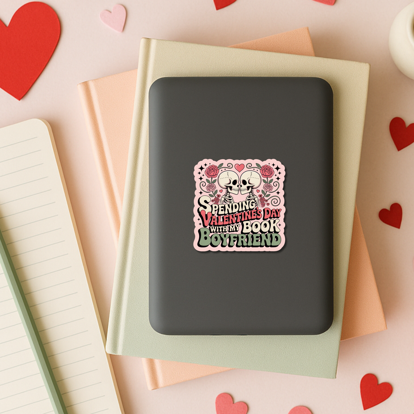 Valentines Day Bookish Sticker