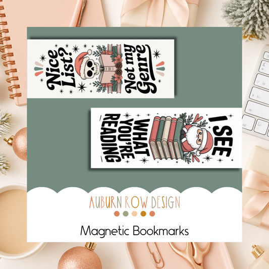 Christmas Bookish Magnetic Bookmark