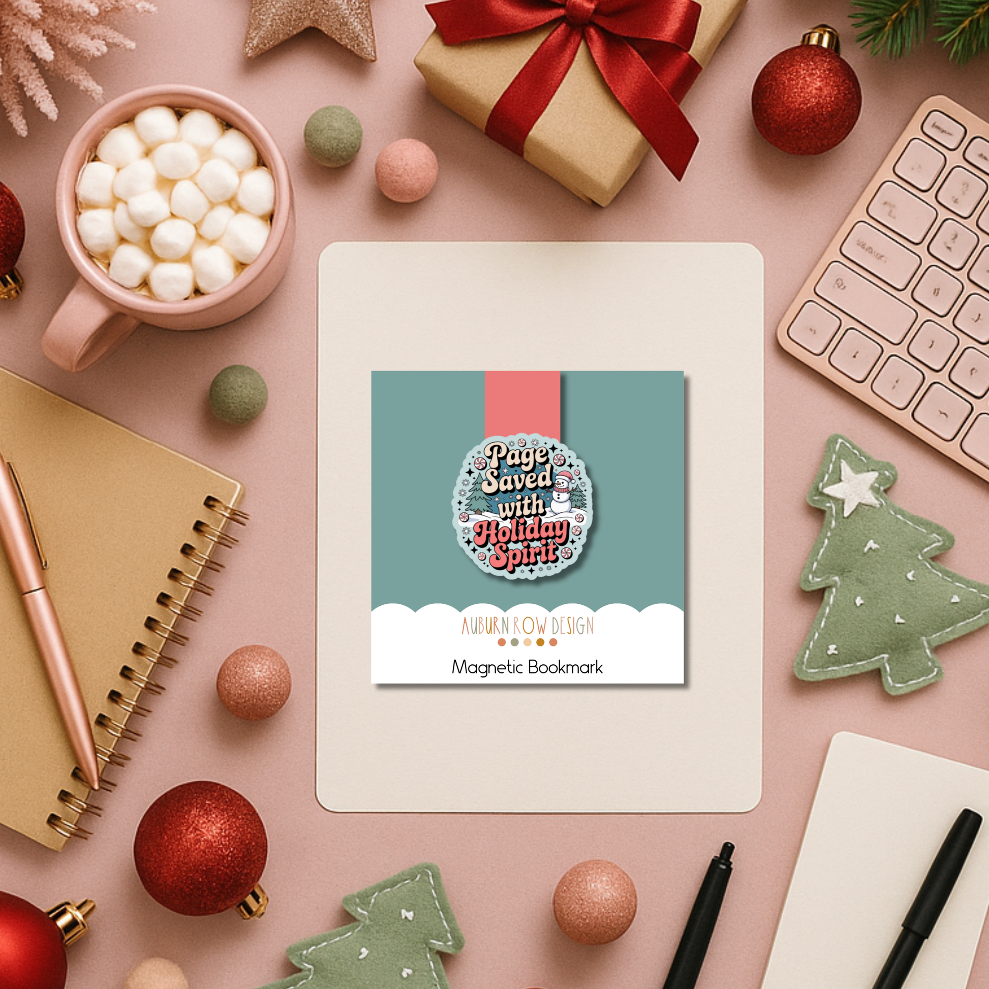 Christmas Magnetic Bookmark