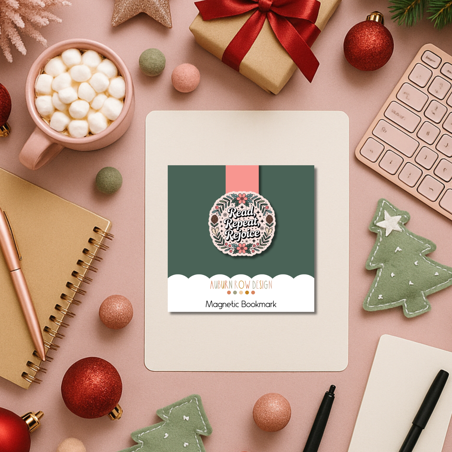 Christmas Magnetic Bookmark 