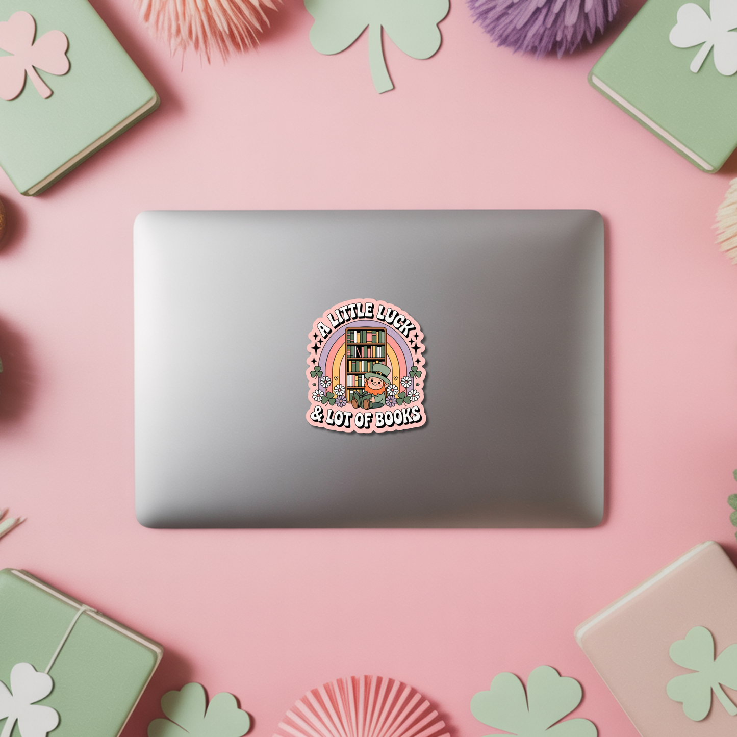 St Patricks Day Reading Sticker