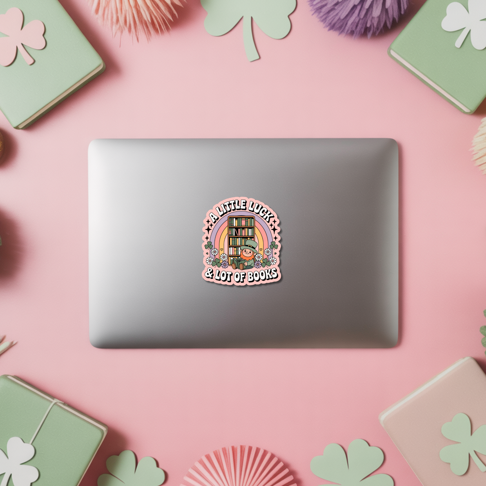 St Patricks Day Reading Sticker