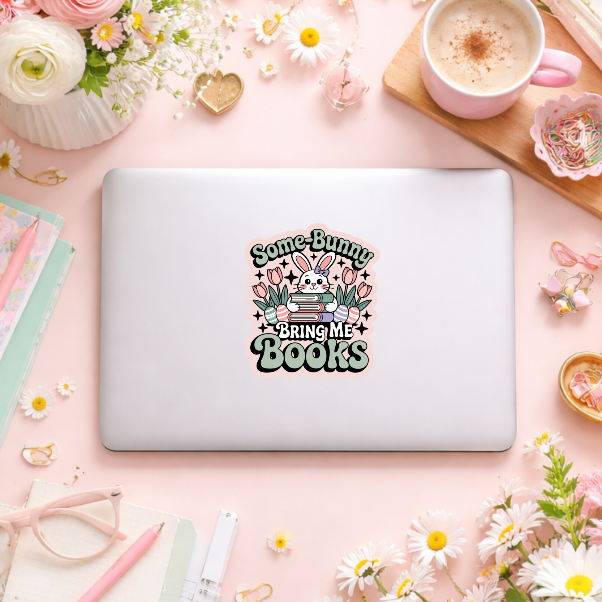 Easter Bookish Sticker