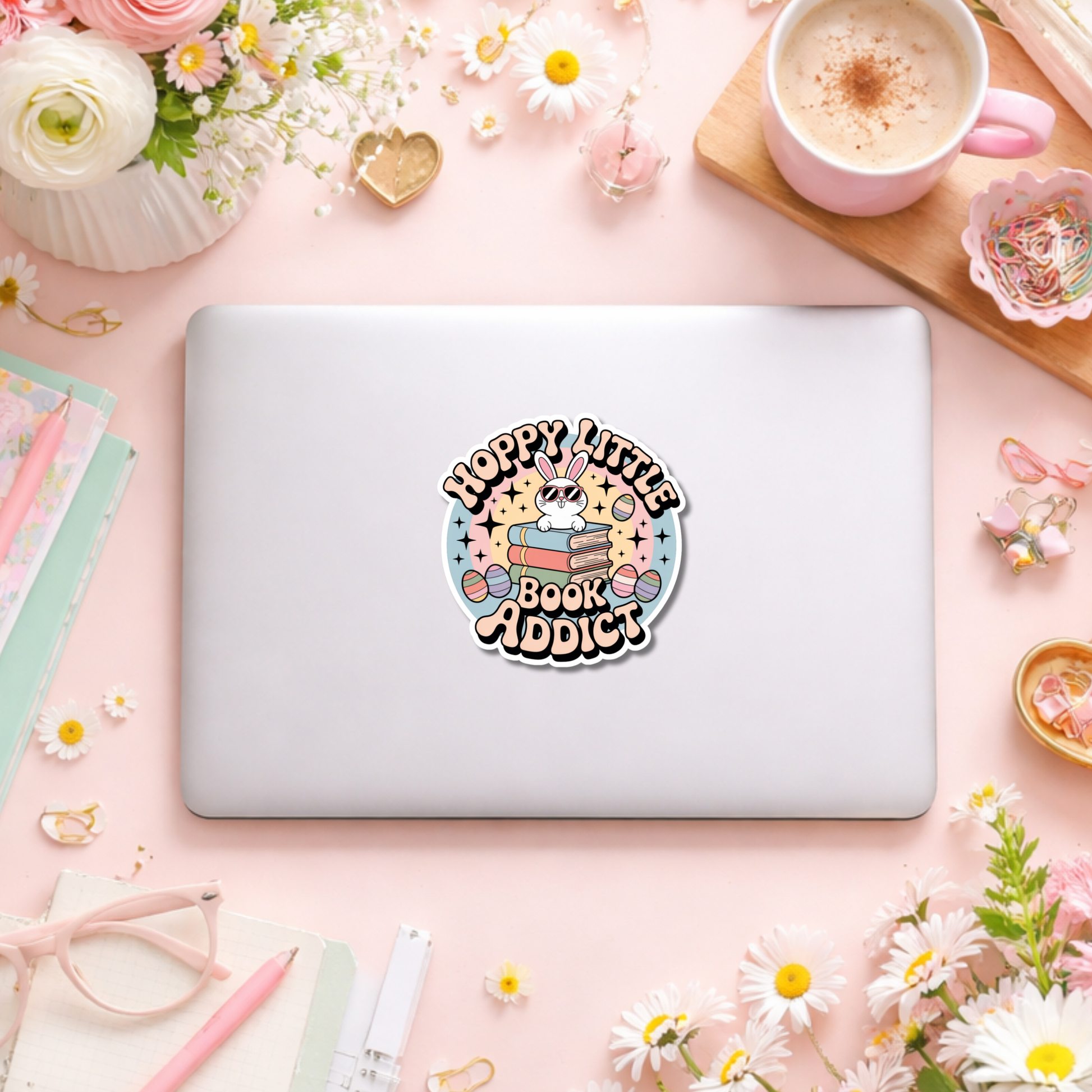 Easter Bookish Sticker