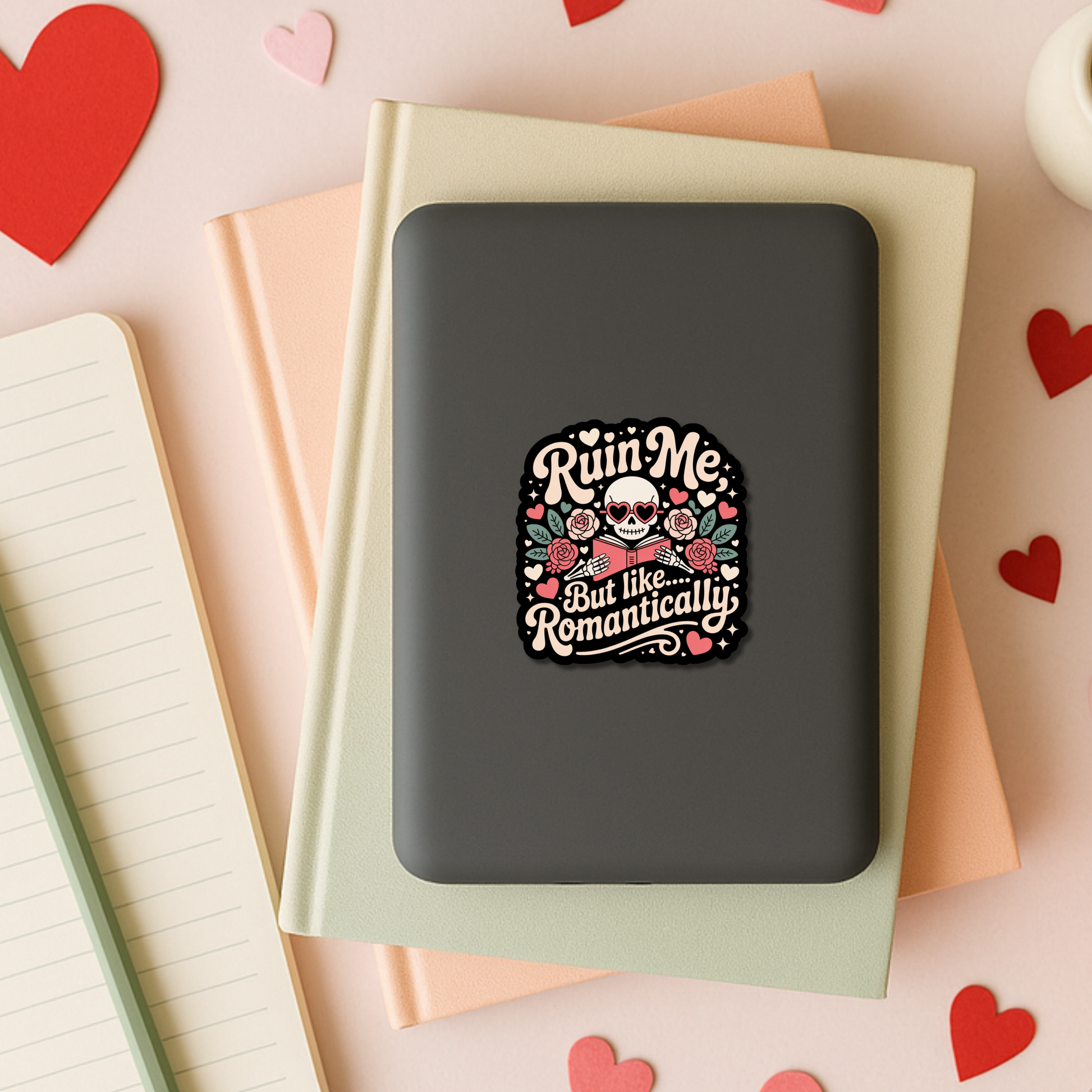 Valentines Day Bookish Sticker