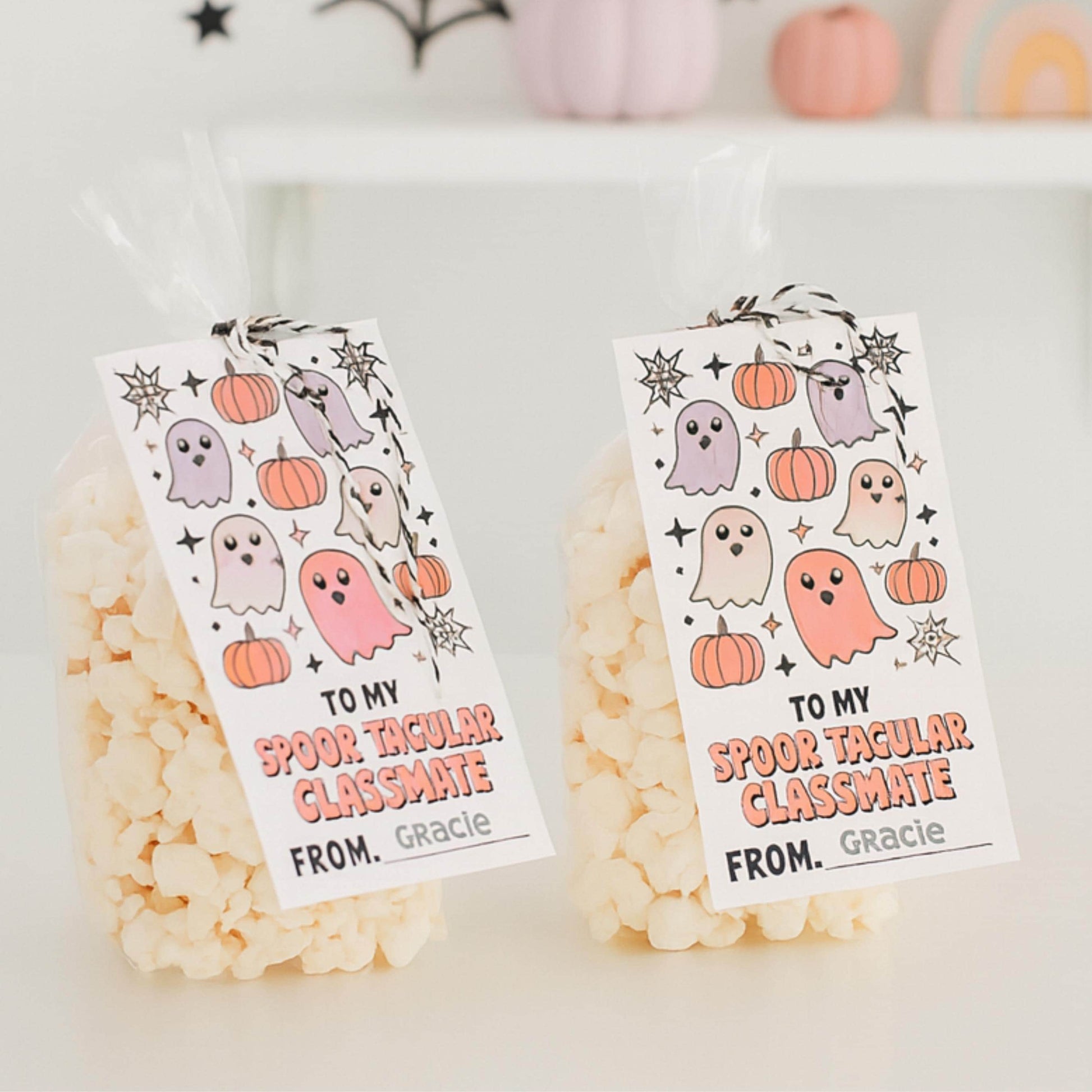 Printable Boo Bag Tag