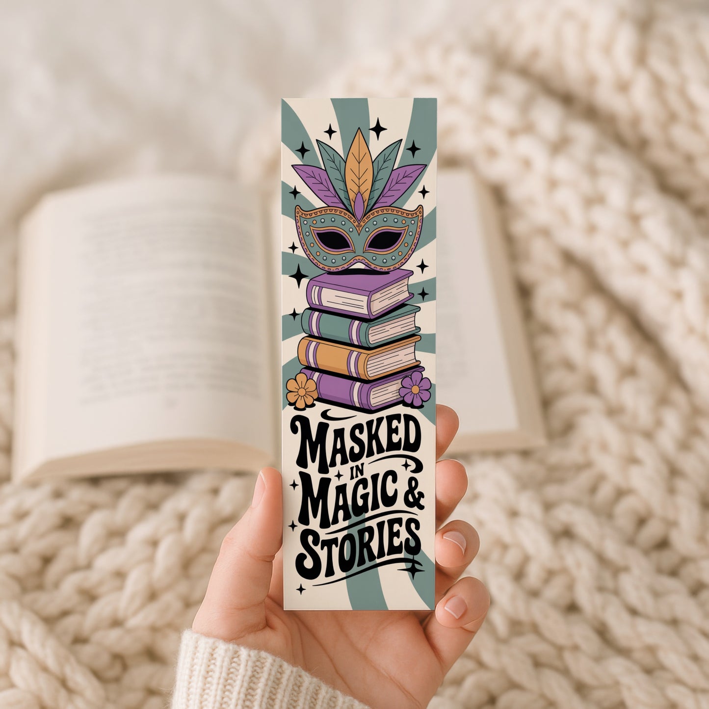 Mardi Gras Bookmark
