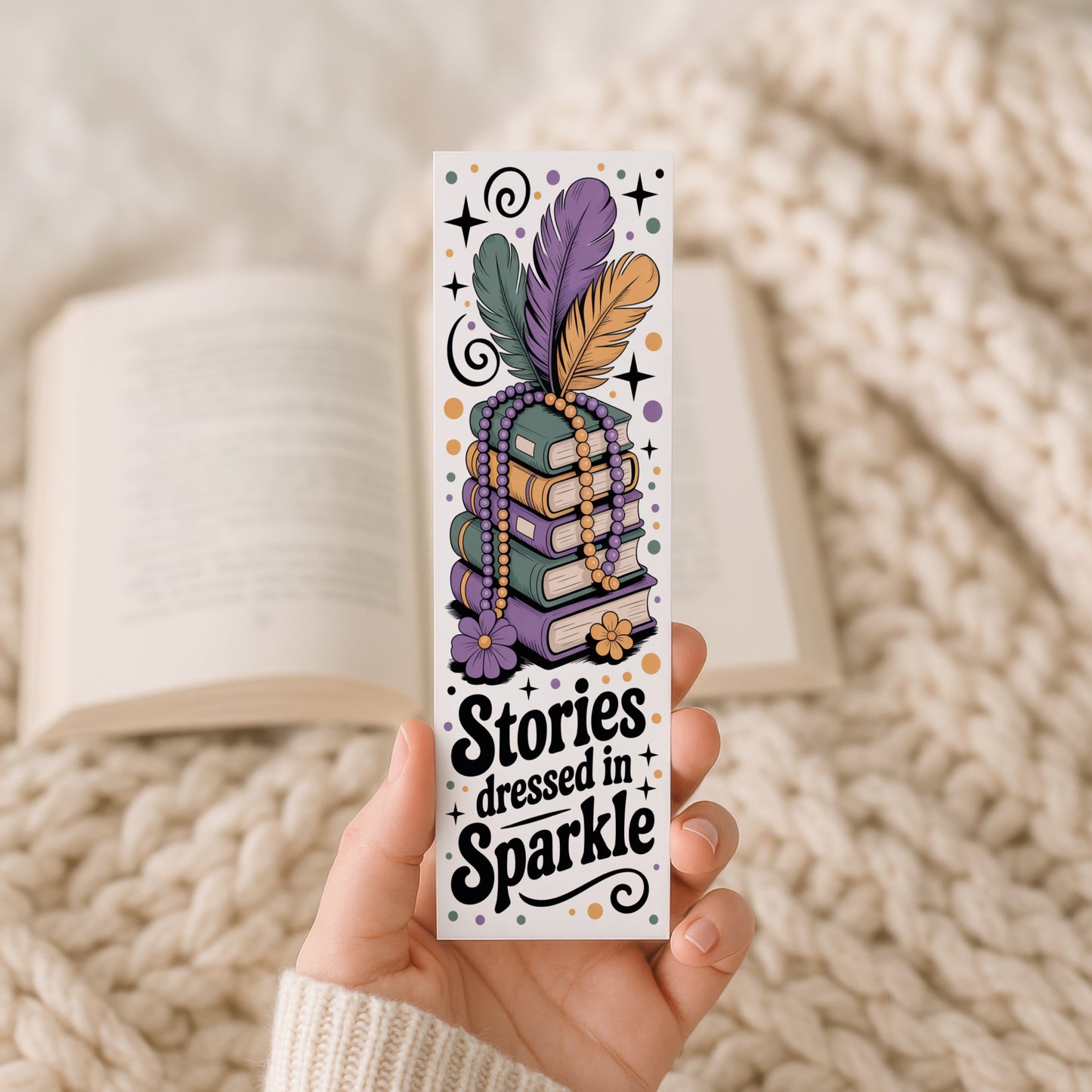 Mardi Gras Bookmark
