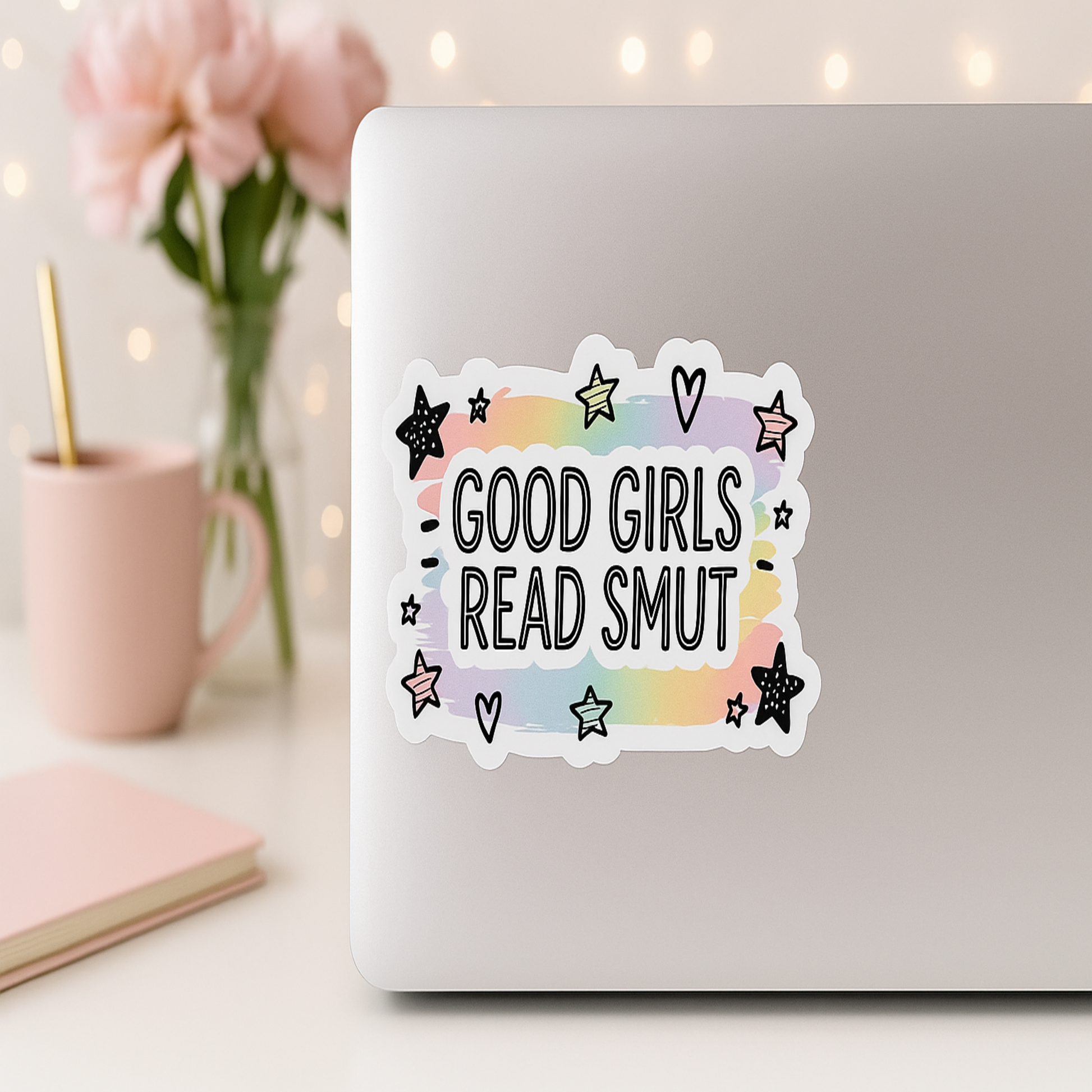 Good Girls Read Smut Die Cut Sticker