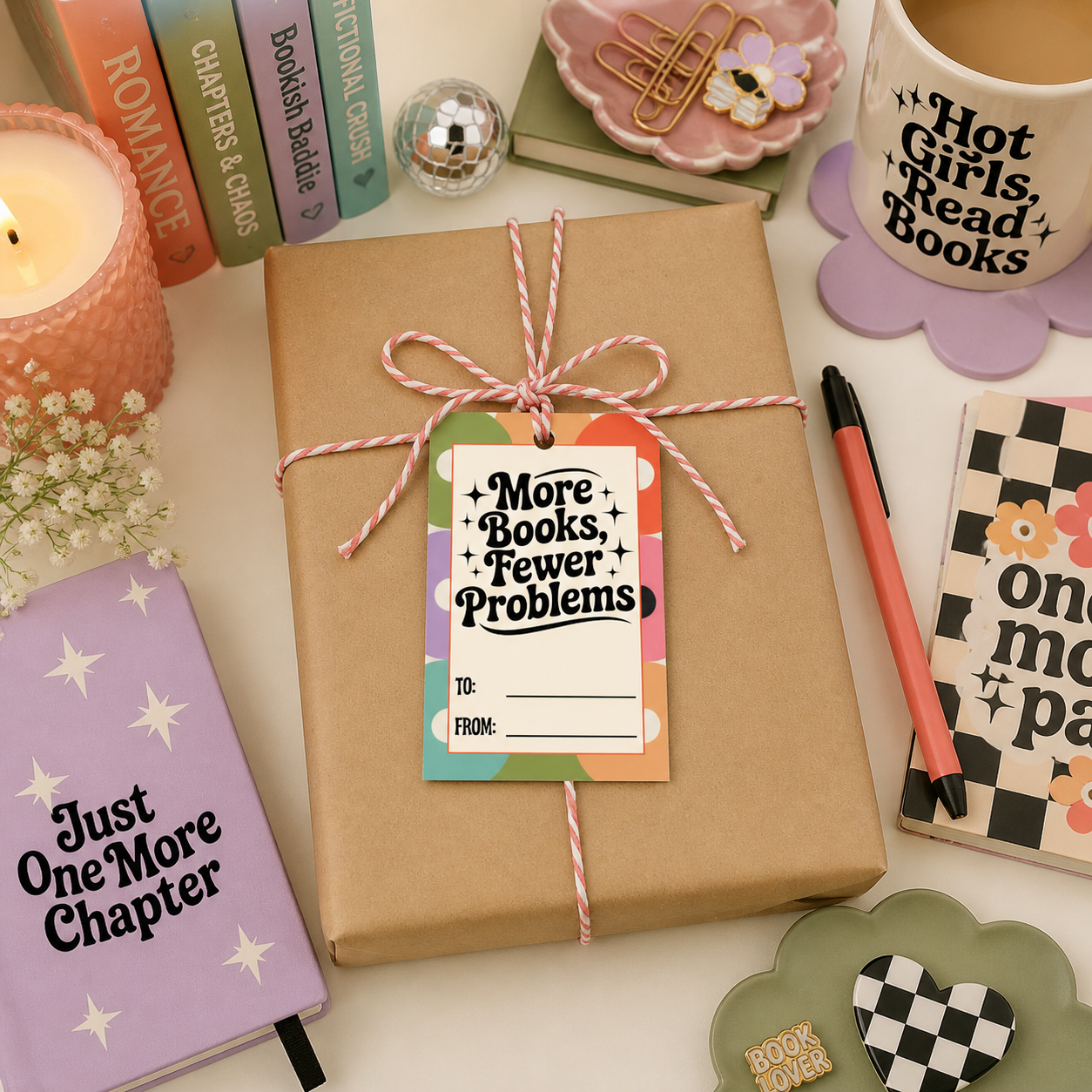 Printable Bookish Gift Tags