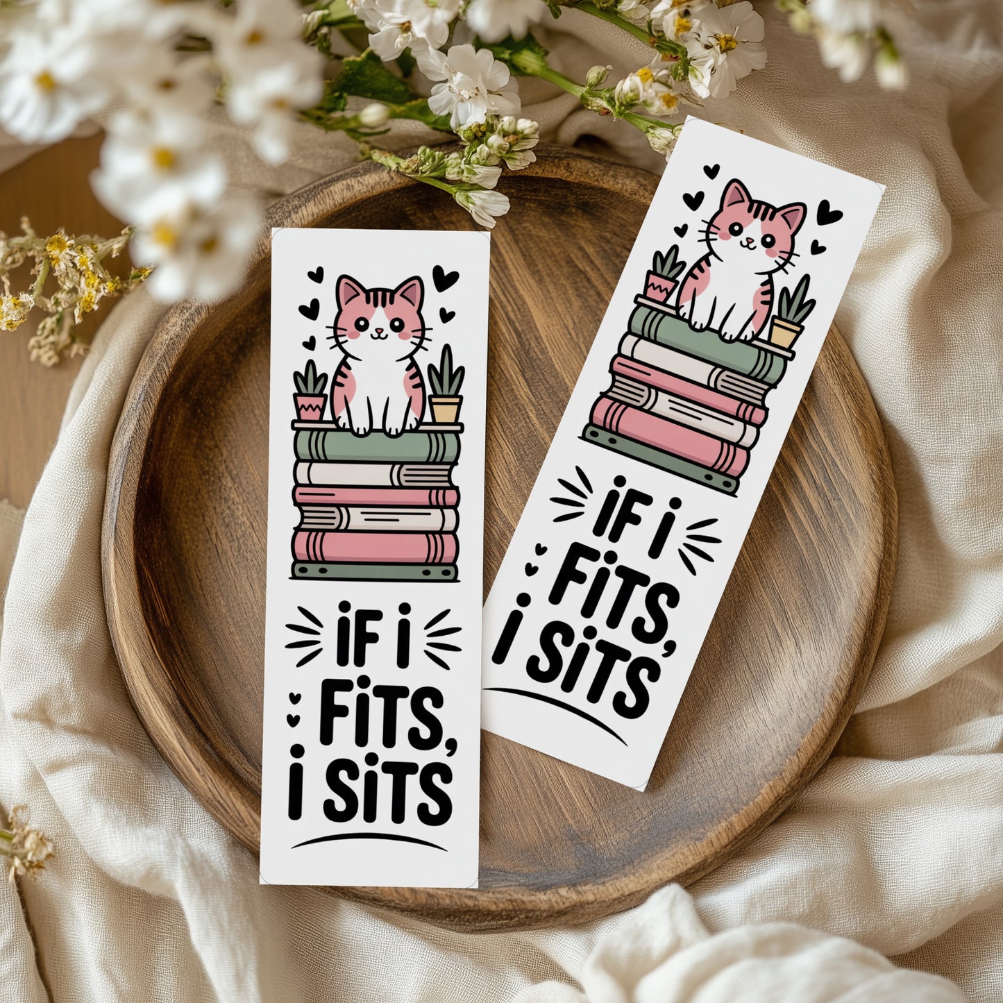 Bookish Cat Bookmarks