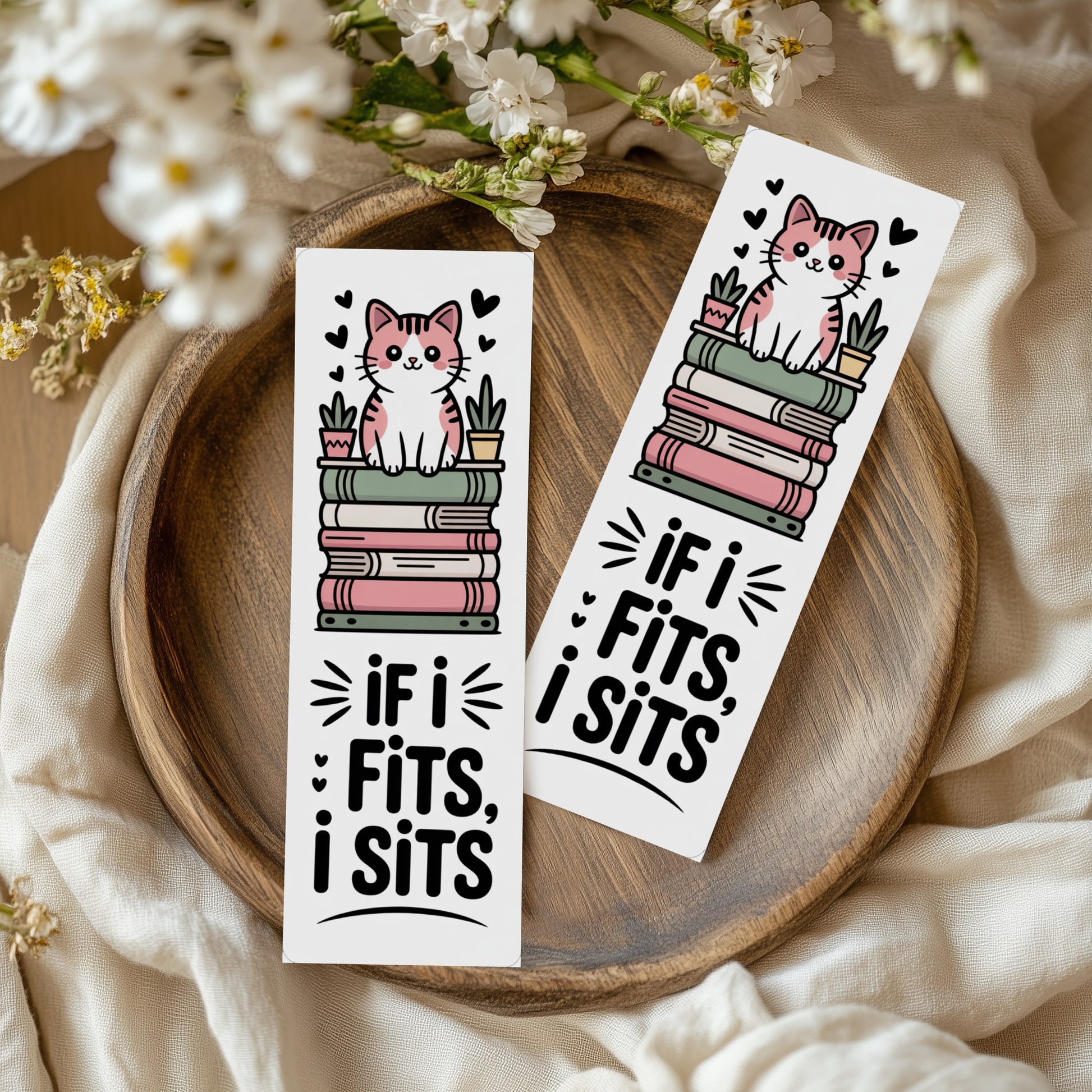Bookish Cat Bookmarks