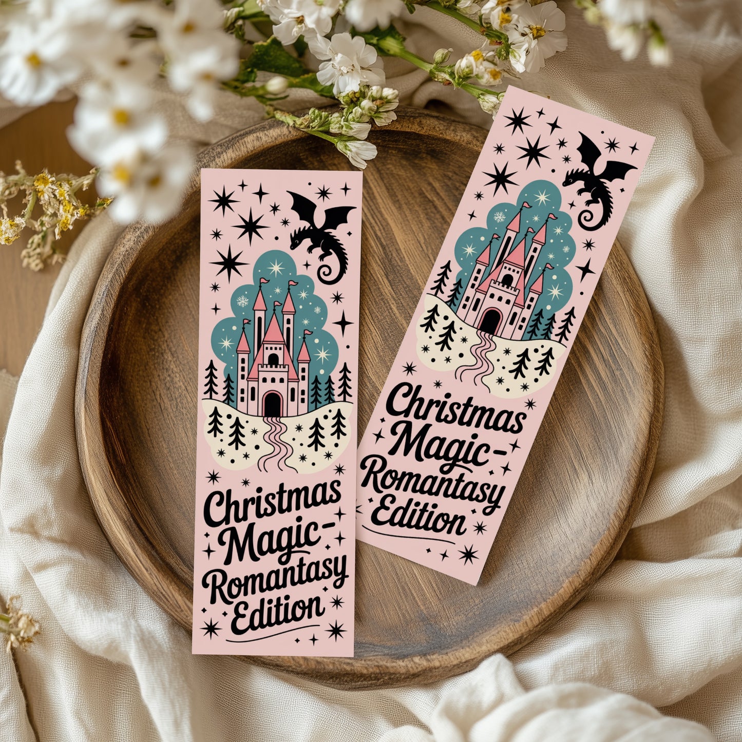 Romantasy Christmas Bookmarks