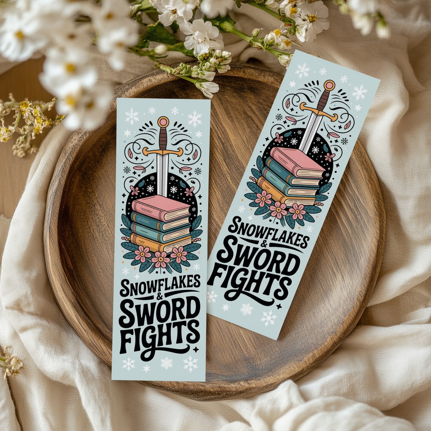 Romantasy Christmas Bookmarks