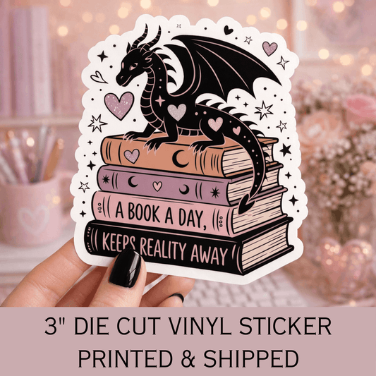 Romantasy Dragon Sticker