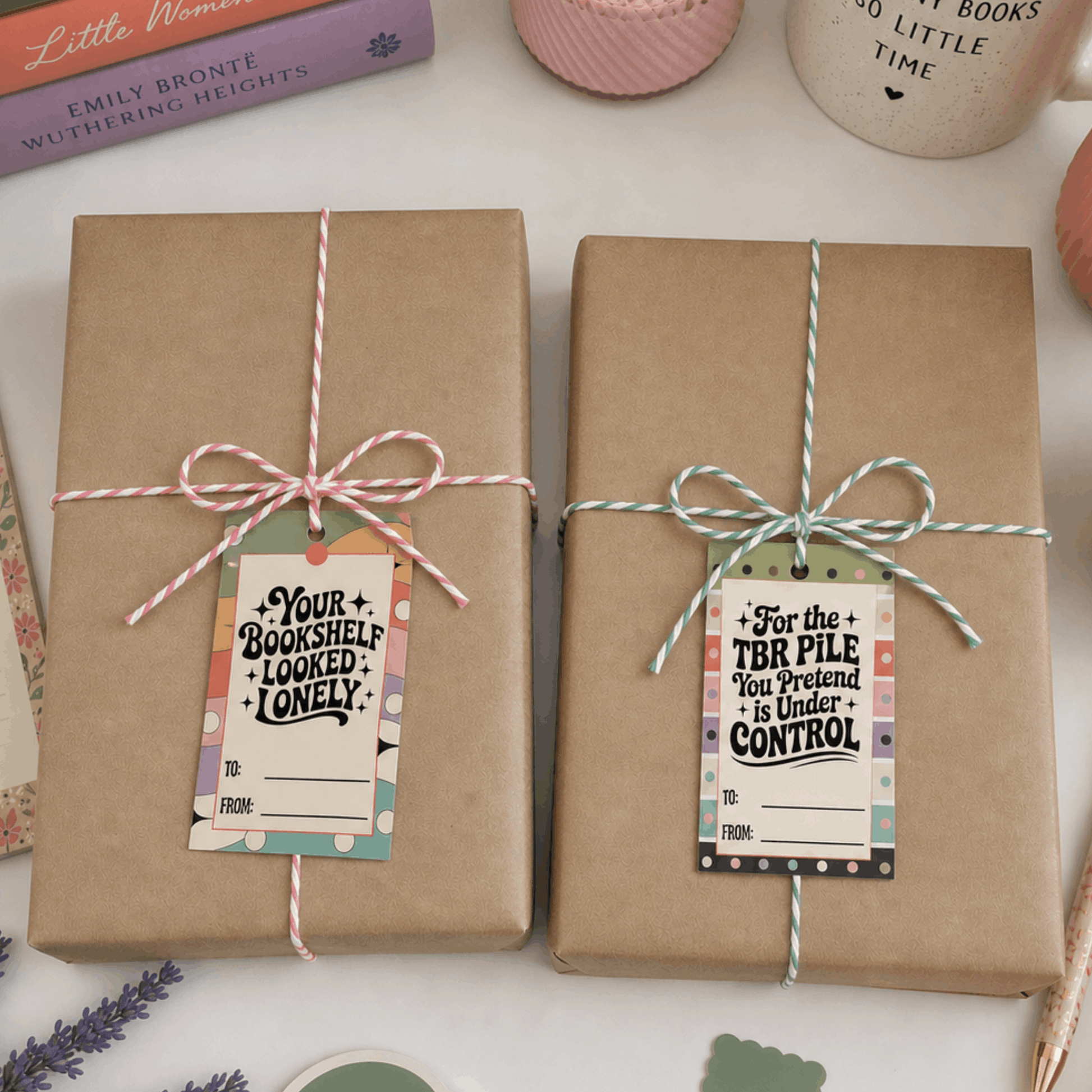 Printable Bookish Gift Tags