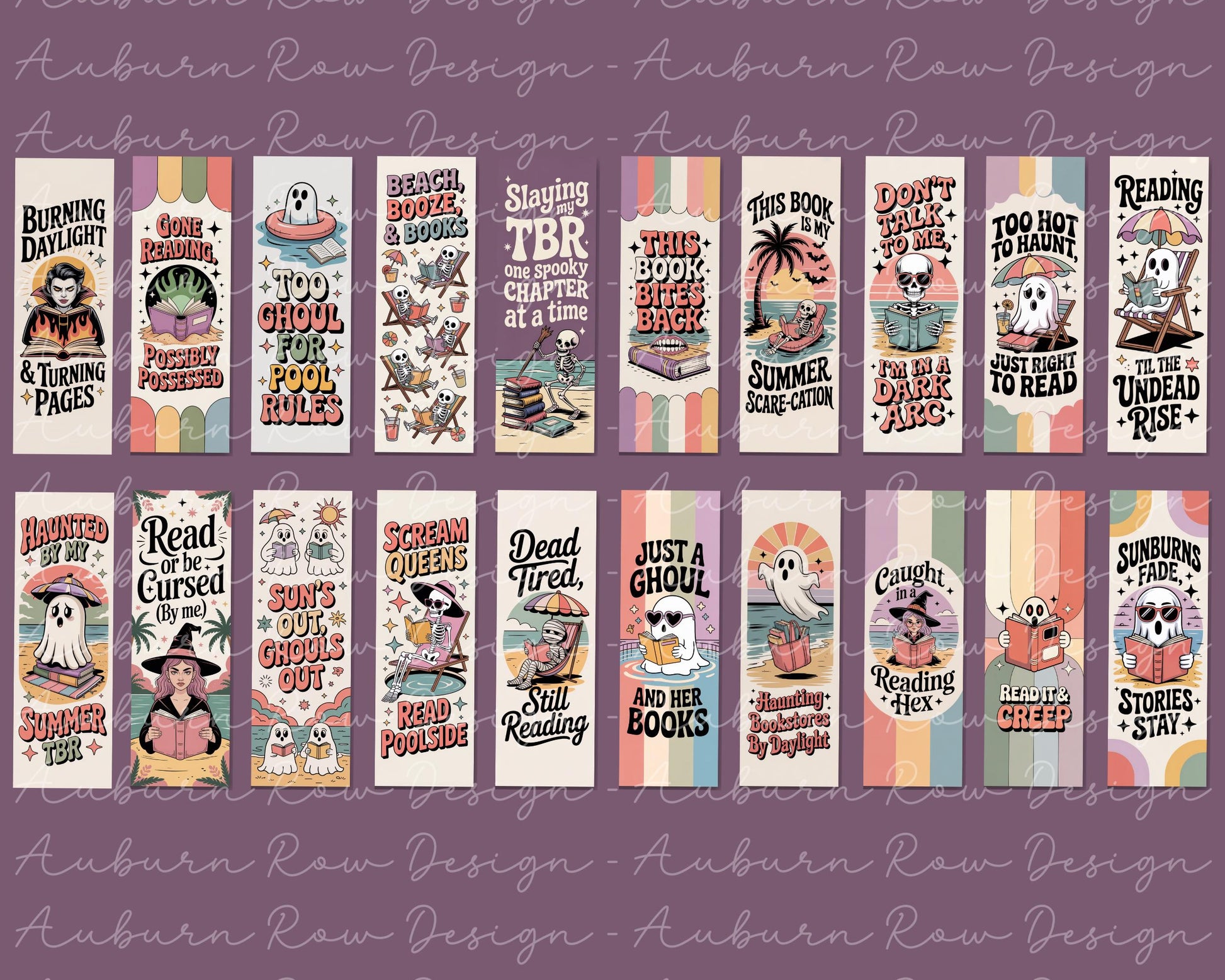 Vintage Halloween Book Cover Stickers, Autumn Spooky Themes, Ghosts, Pumpkins, Witch Designs, Planner Accessories