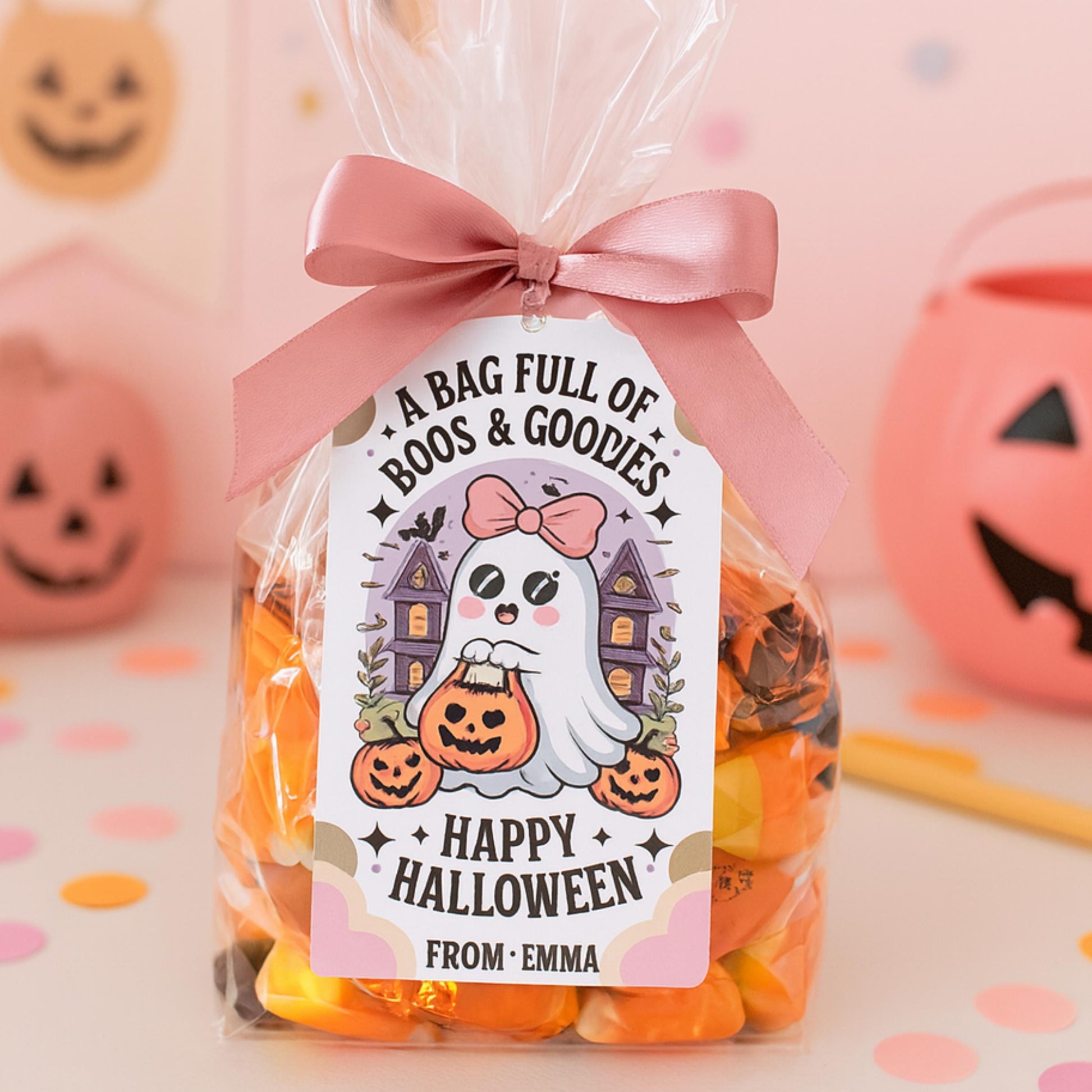 Printable Boo Bag Gift Tag