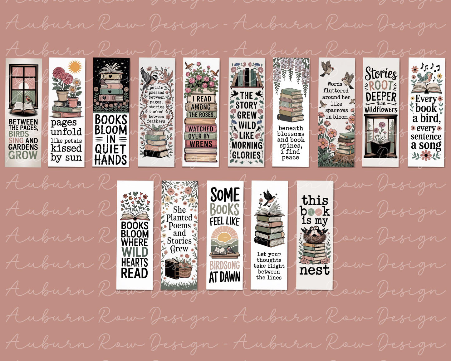Floral Bookmarks