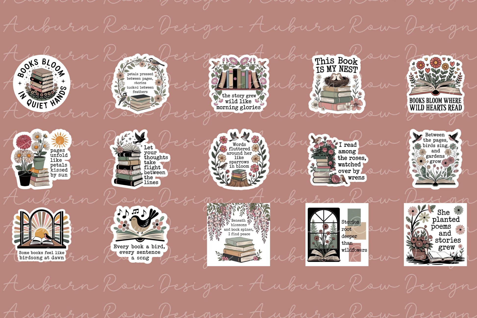 Book Lover Enamel Pins Collection - Reading Quotes, Book Stack Designs, Literary Gifts