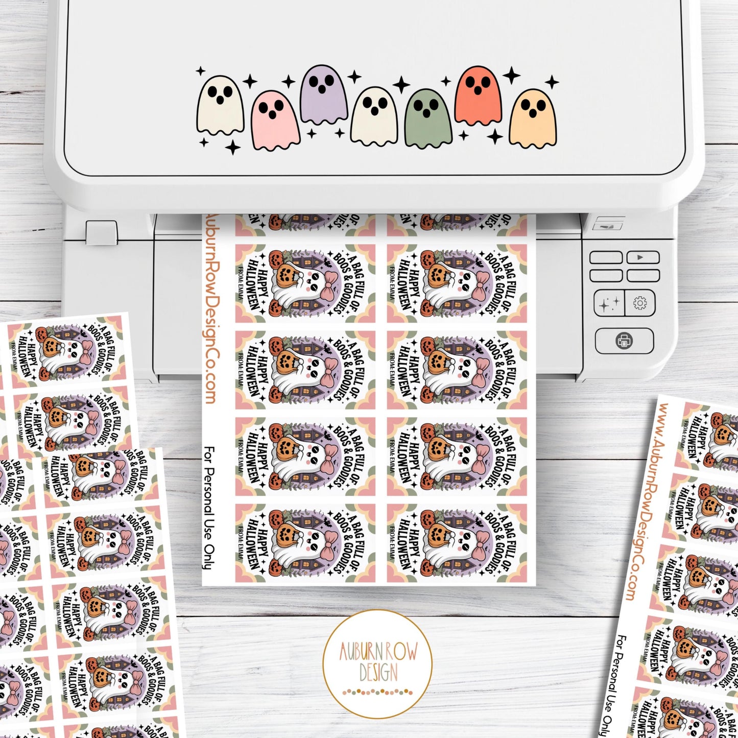 Printable Boo Bag Gift Tag
