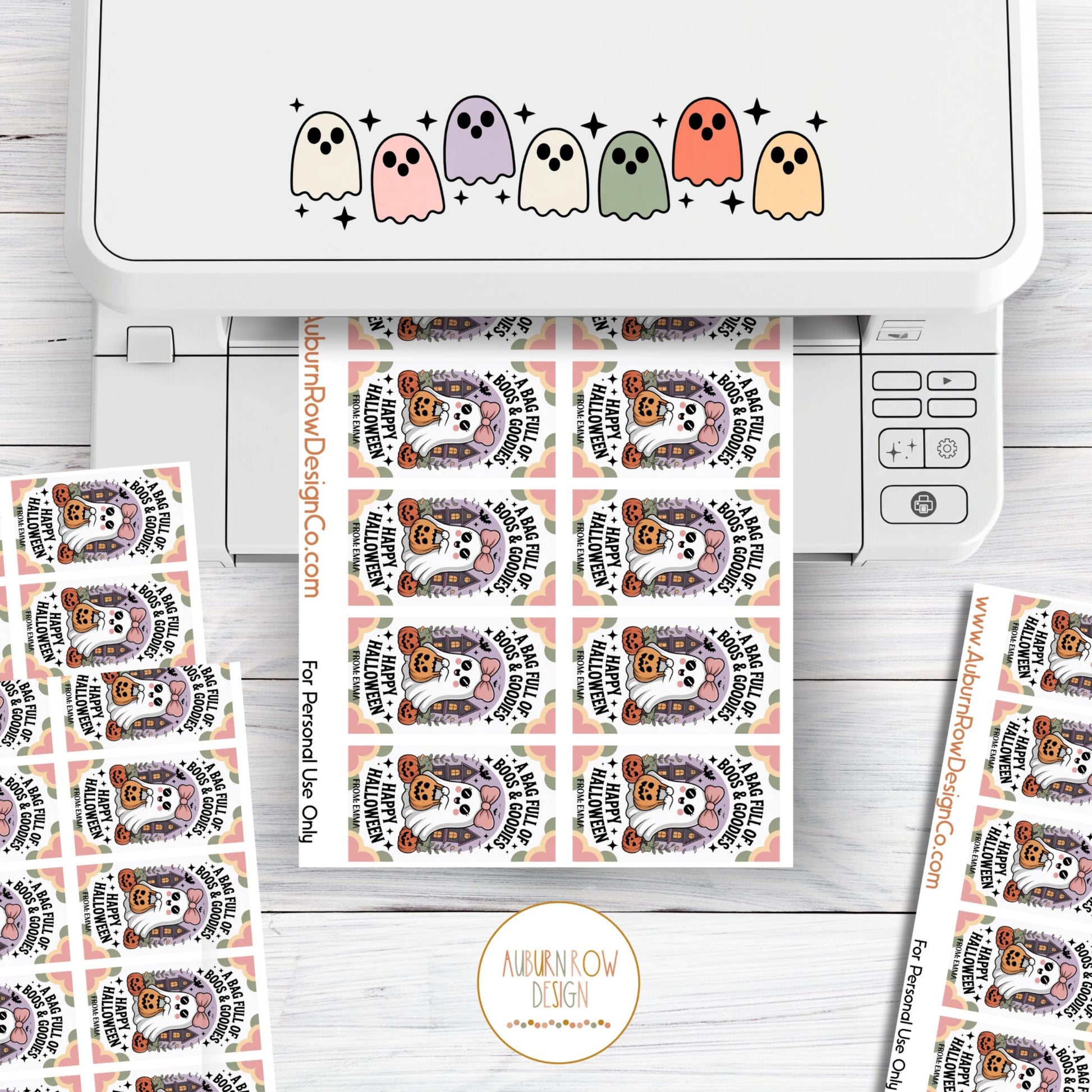 Printable Boo Bag Gift Tag