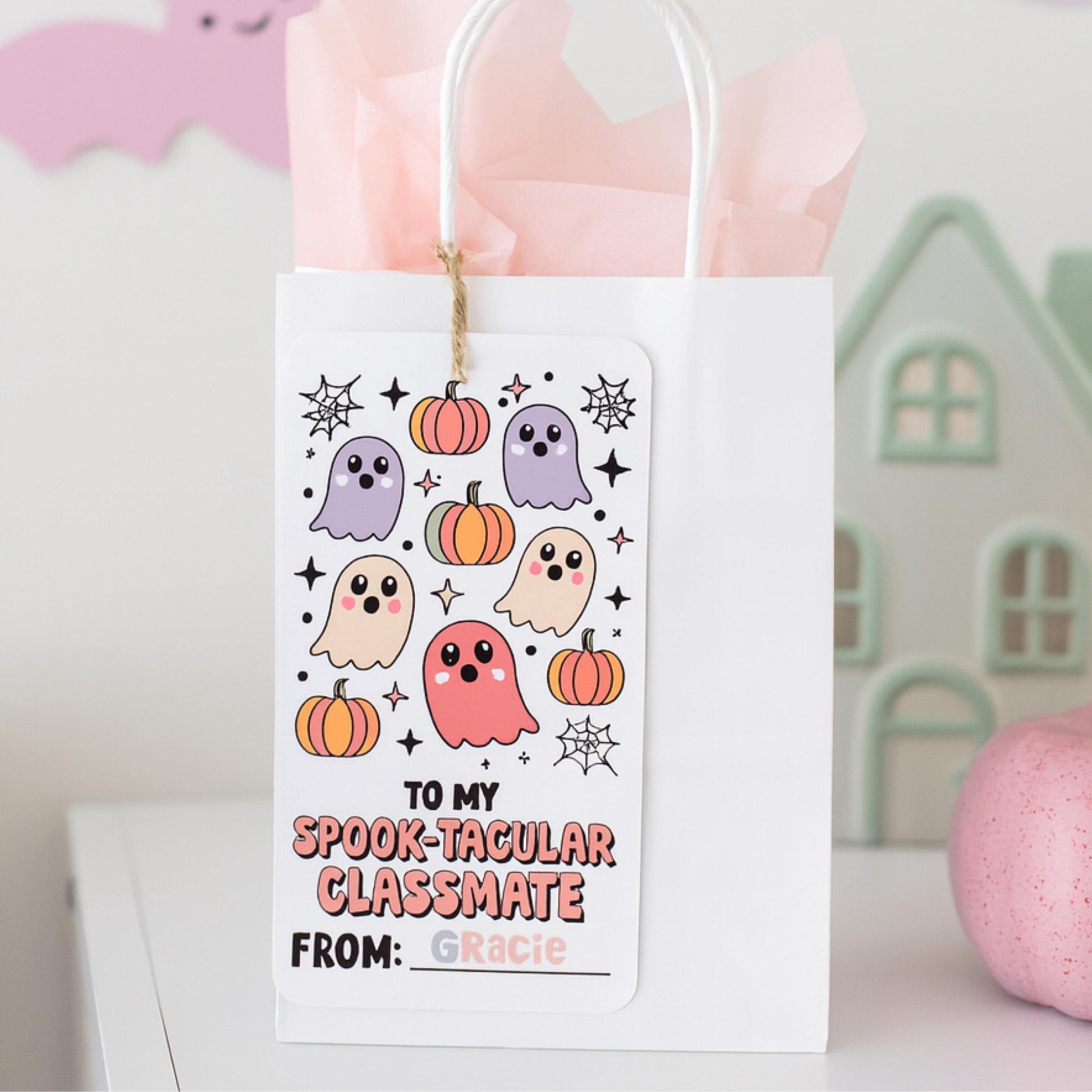 Printable Boo Bag Tag