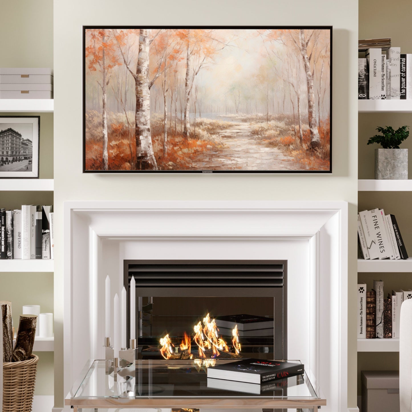 Fall Landscape TV Art