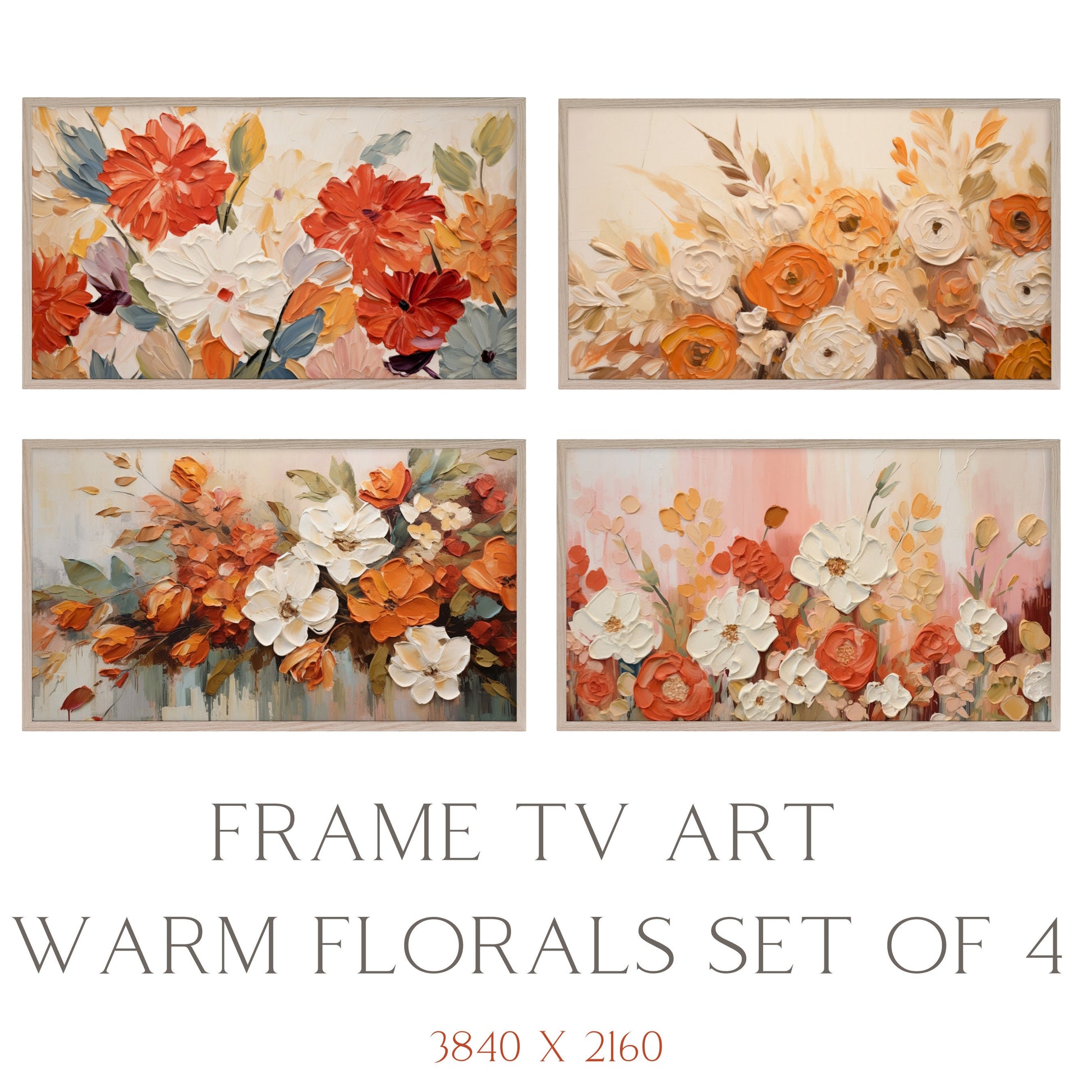 Floral TV Art