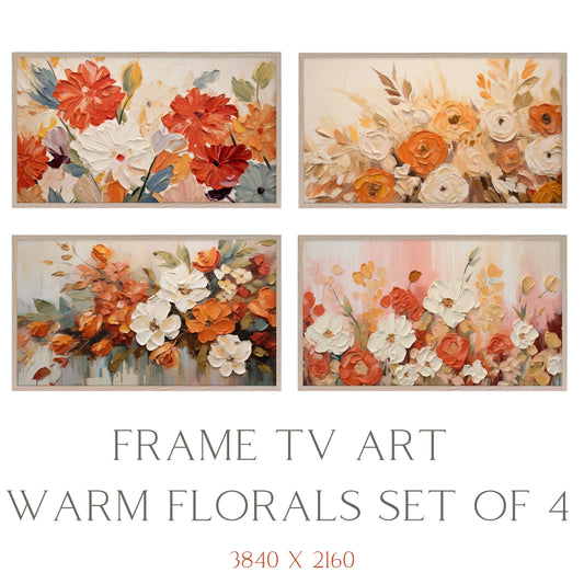 Floral TV Art