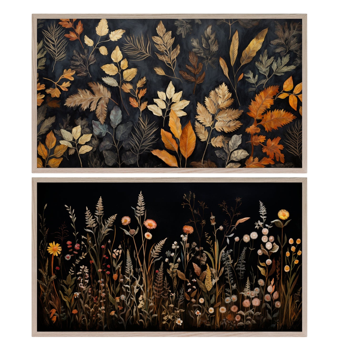 Fall Floral TV Art