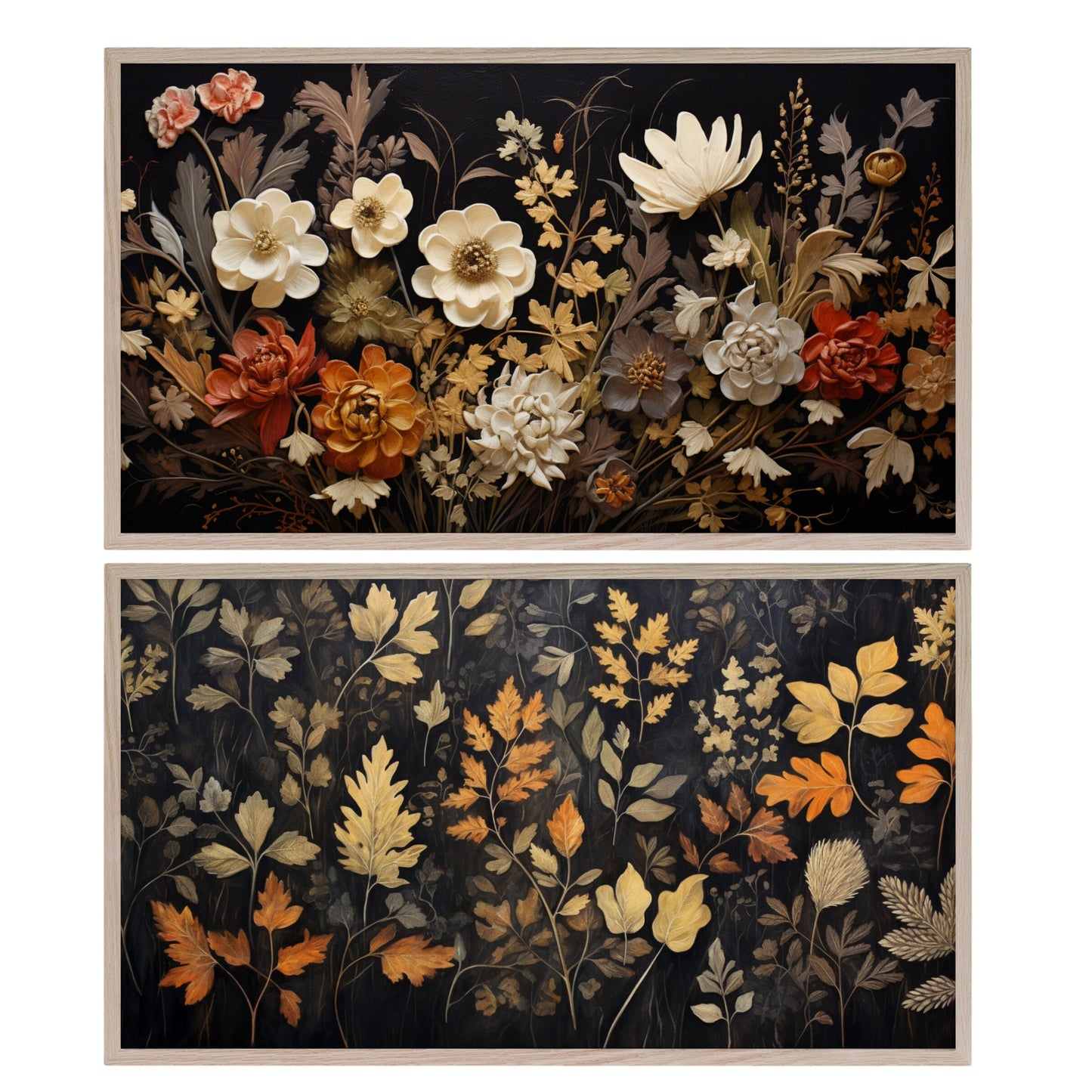 Fall Floral TV Art