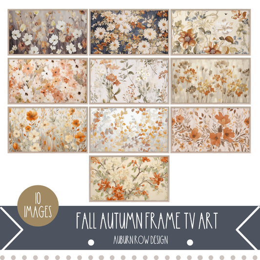 Fall Wildflower TV Art
