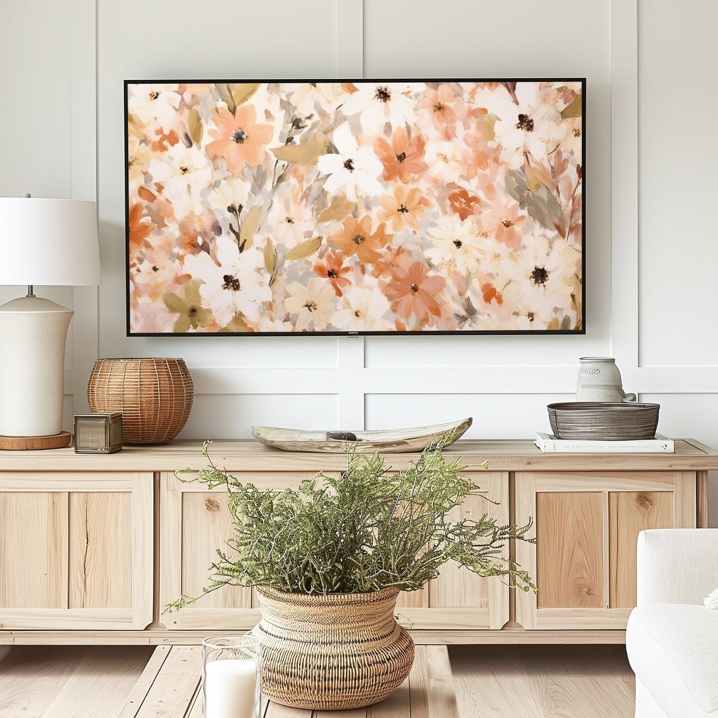 Fall Wildflower TV Art