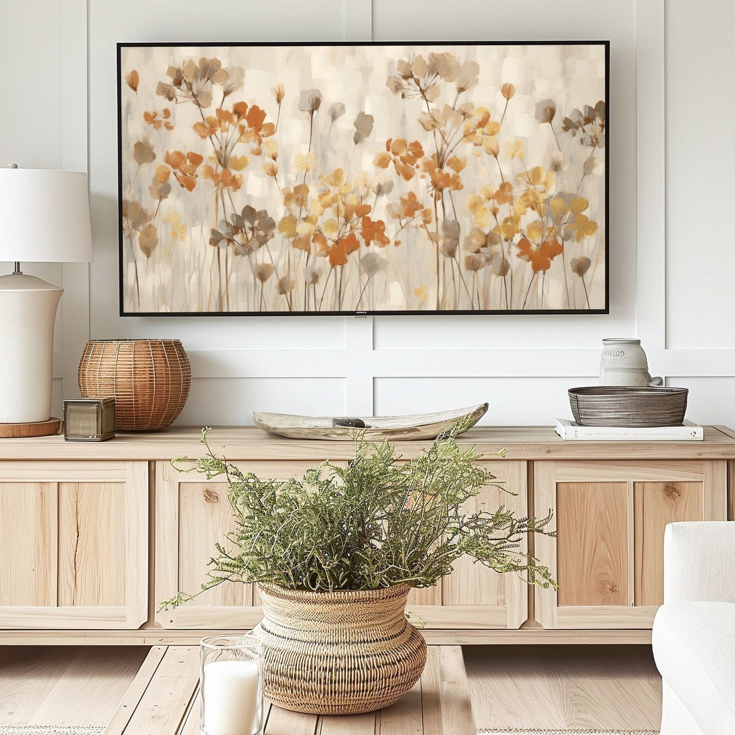 Fall Wildflower TV Art