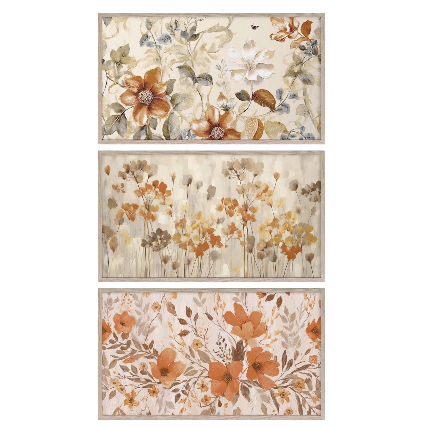 Fall Wildflower TV Art