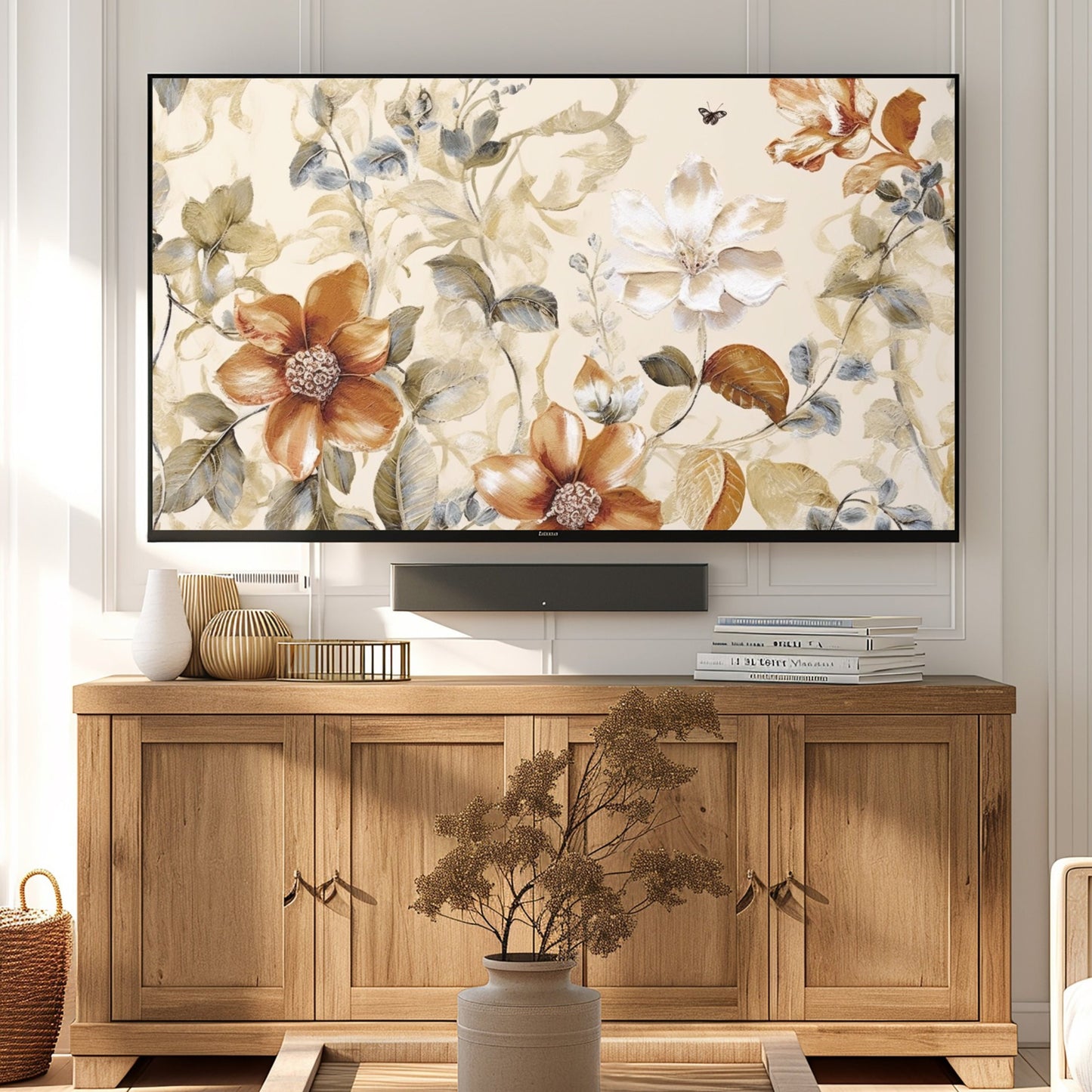 Fall Wildflower TV Art