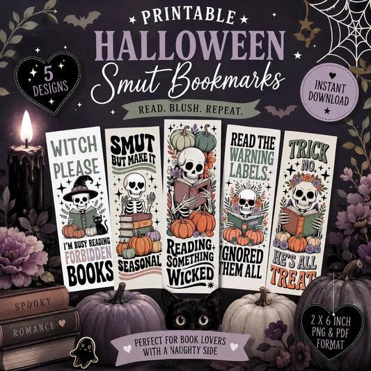 halloween smut bookmarks